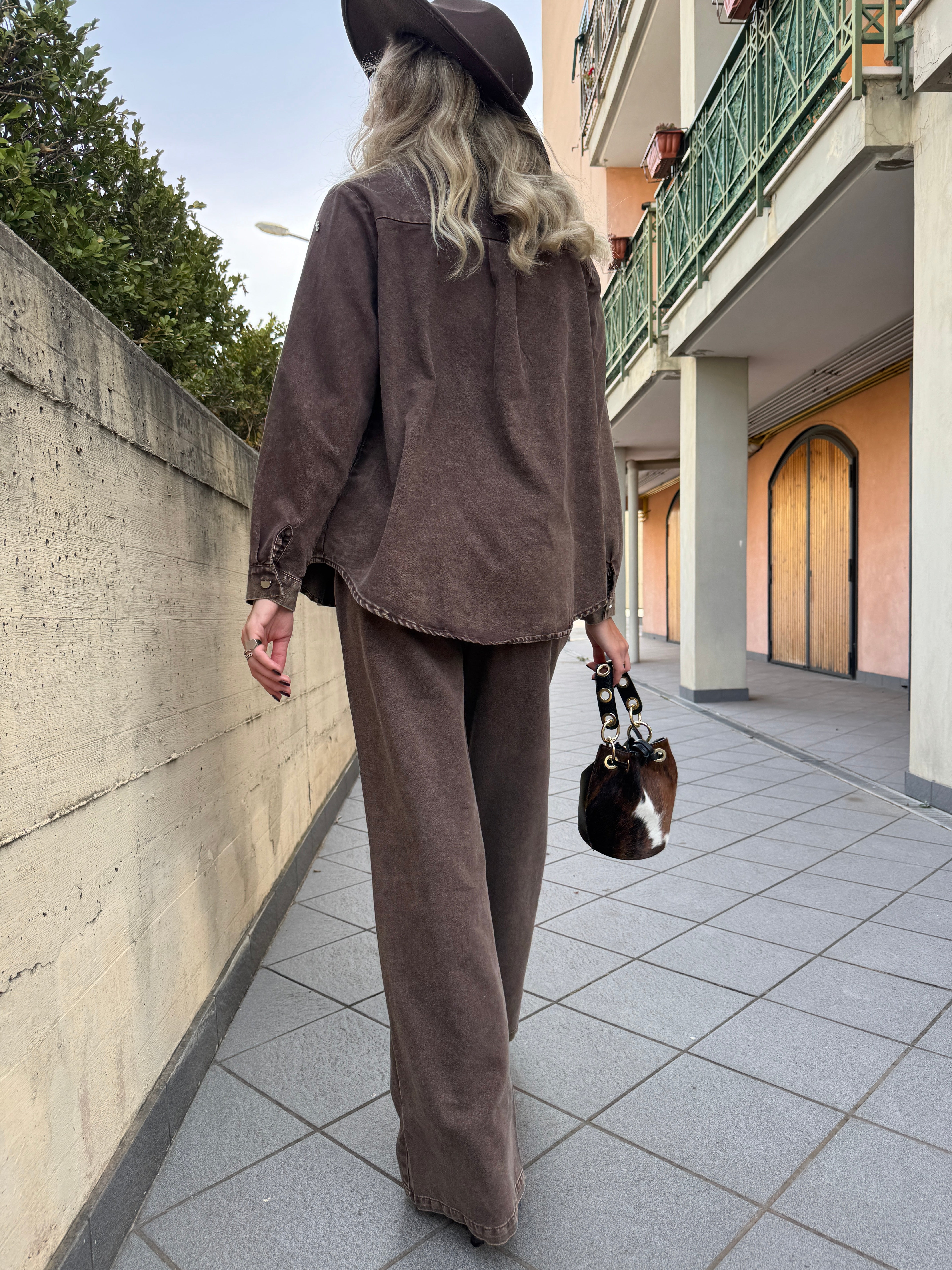 Coordinato Denim chocolate
