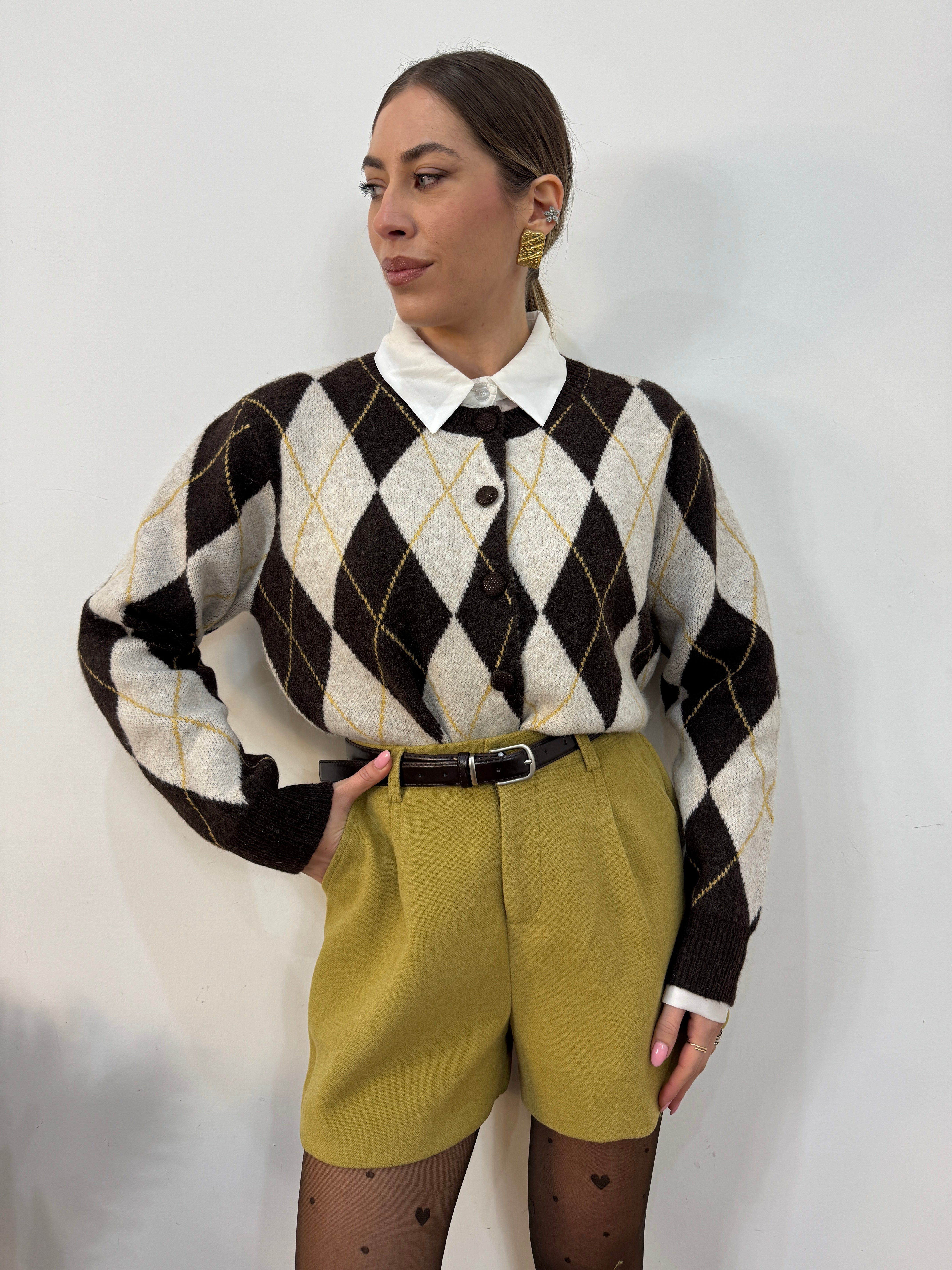 Cardigan Regina di scacchi