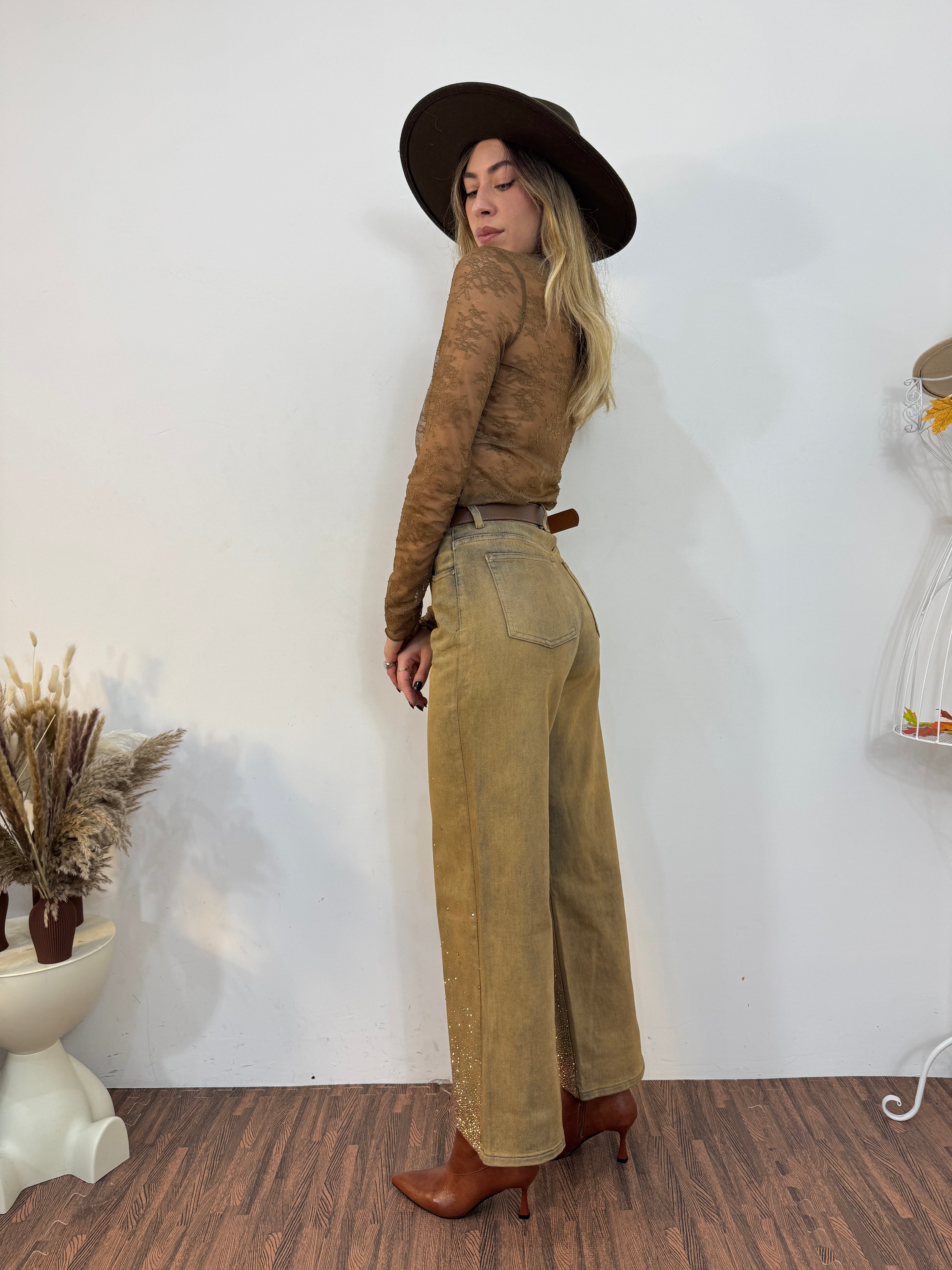 Jeans Caramello