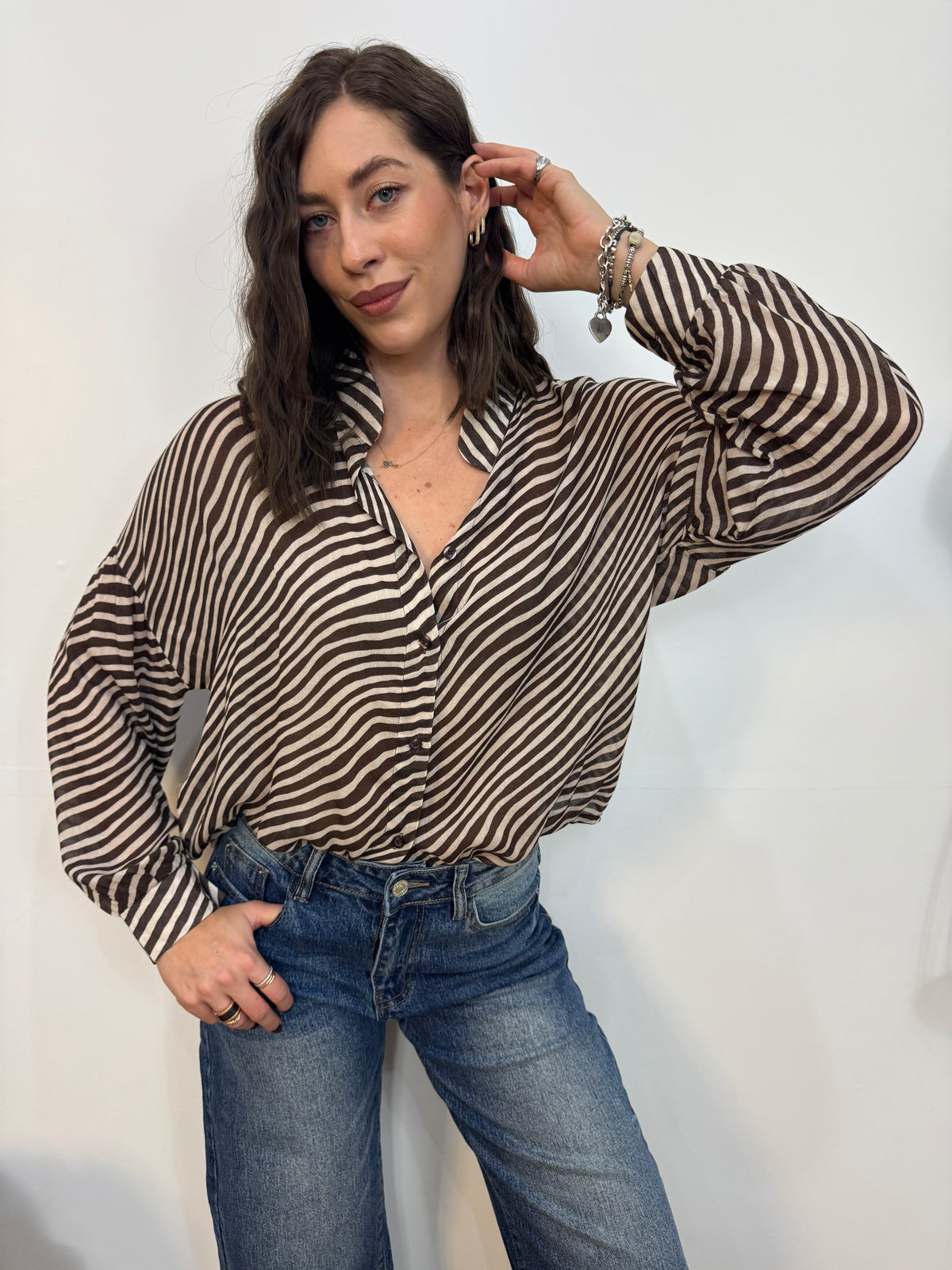 Camicia Feline zebra