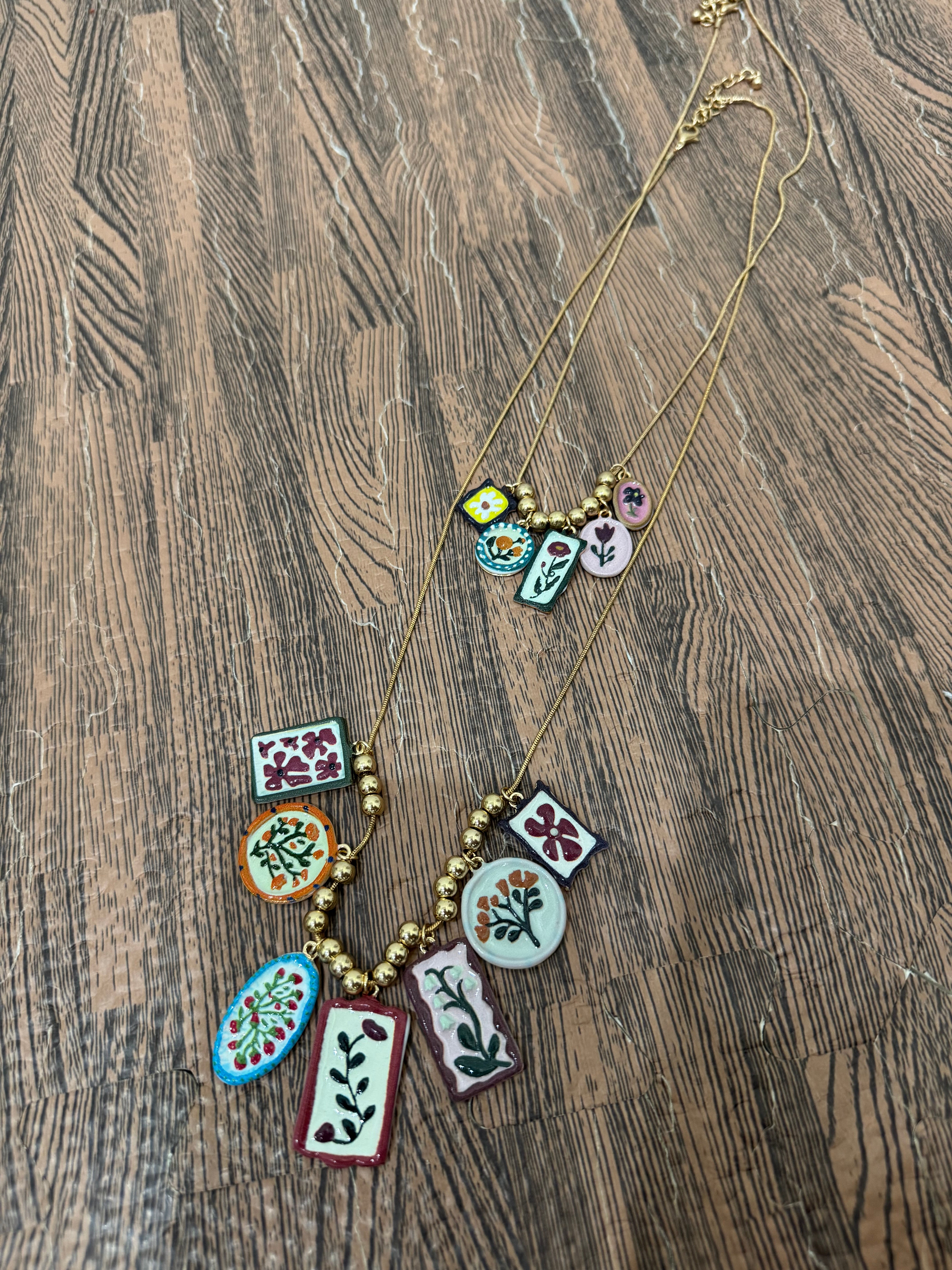 Set 2 collane multicolor