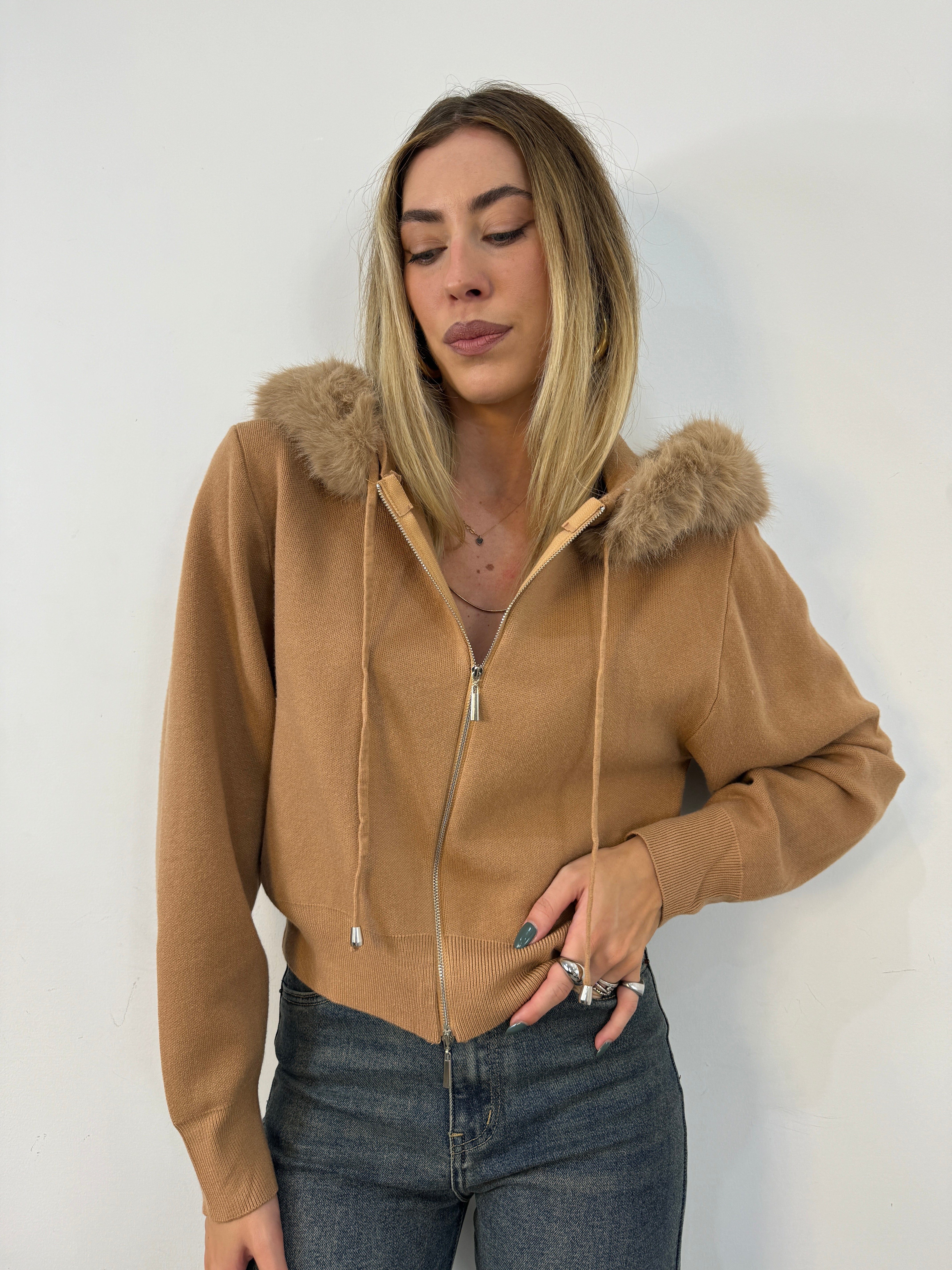 Cardigan monte bianco