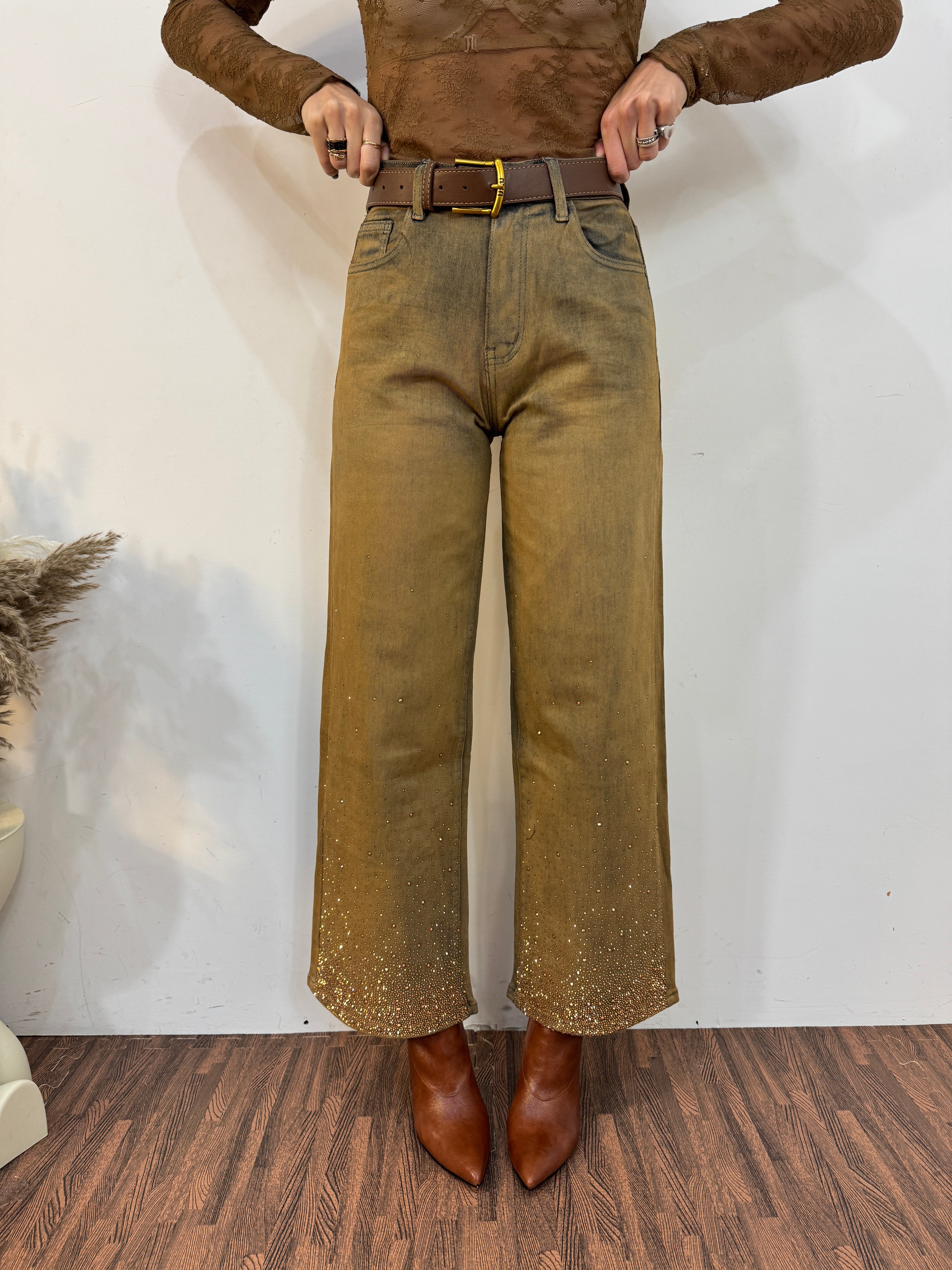 Jeans Caramello