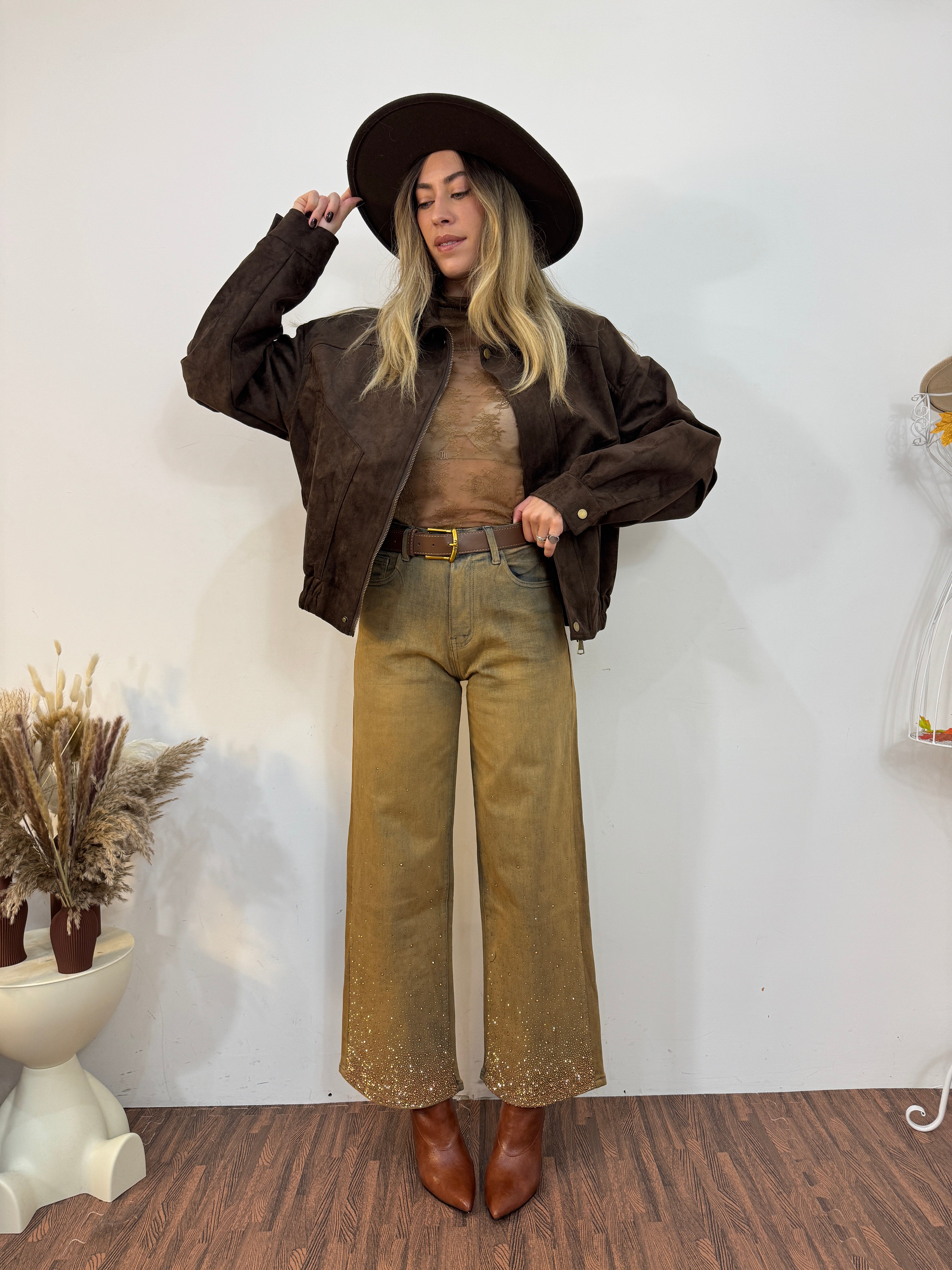 Jeans Caramello