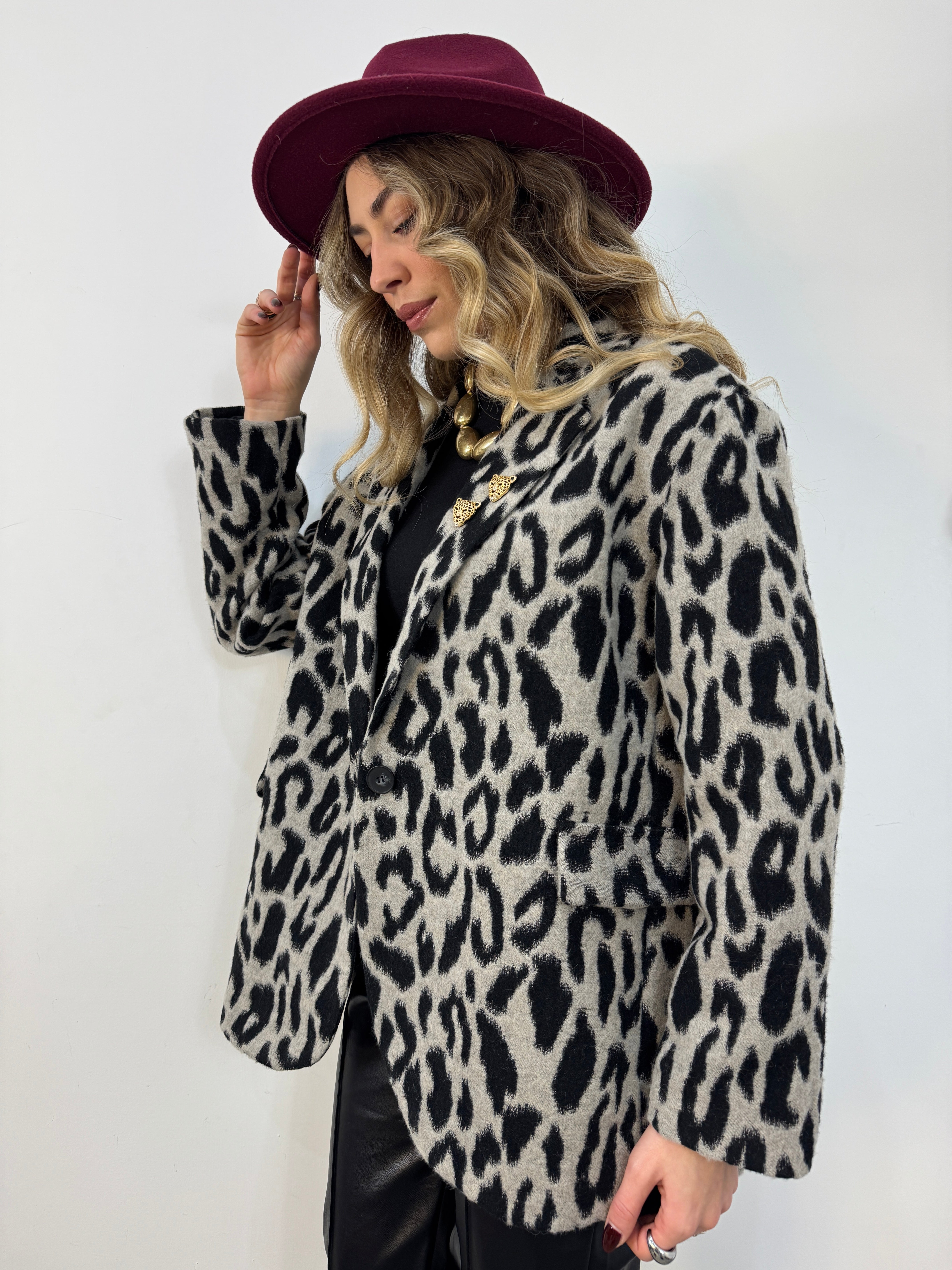 Giacca Leopard