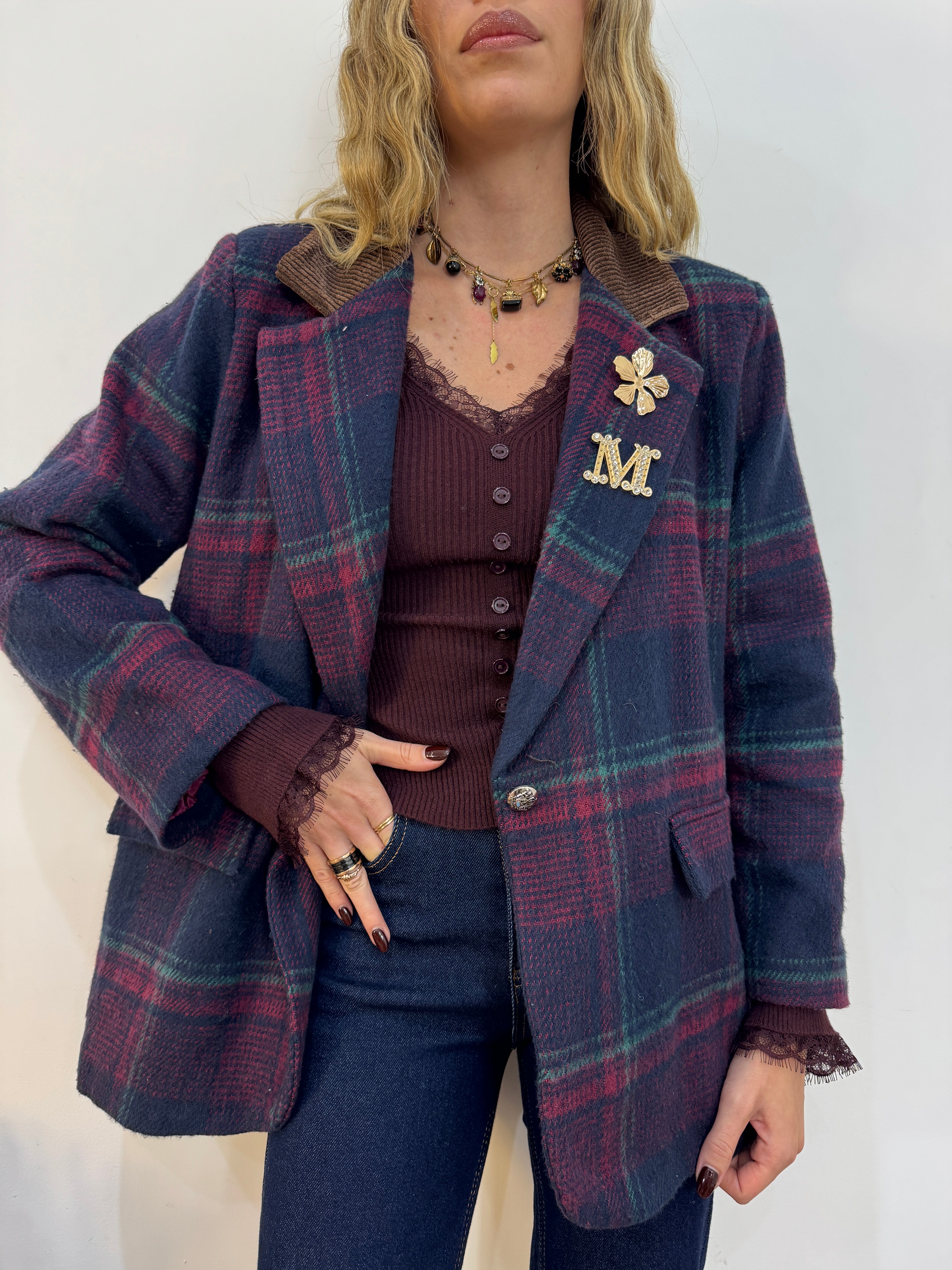 Giacca Gloss Bordeaux