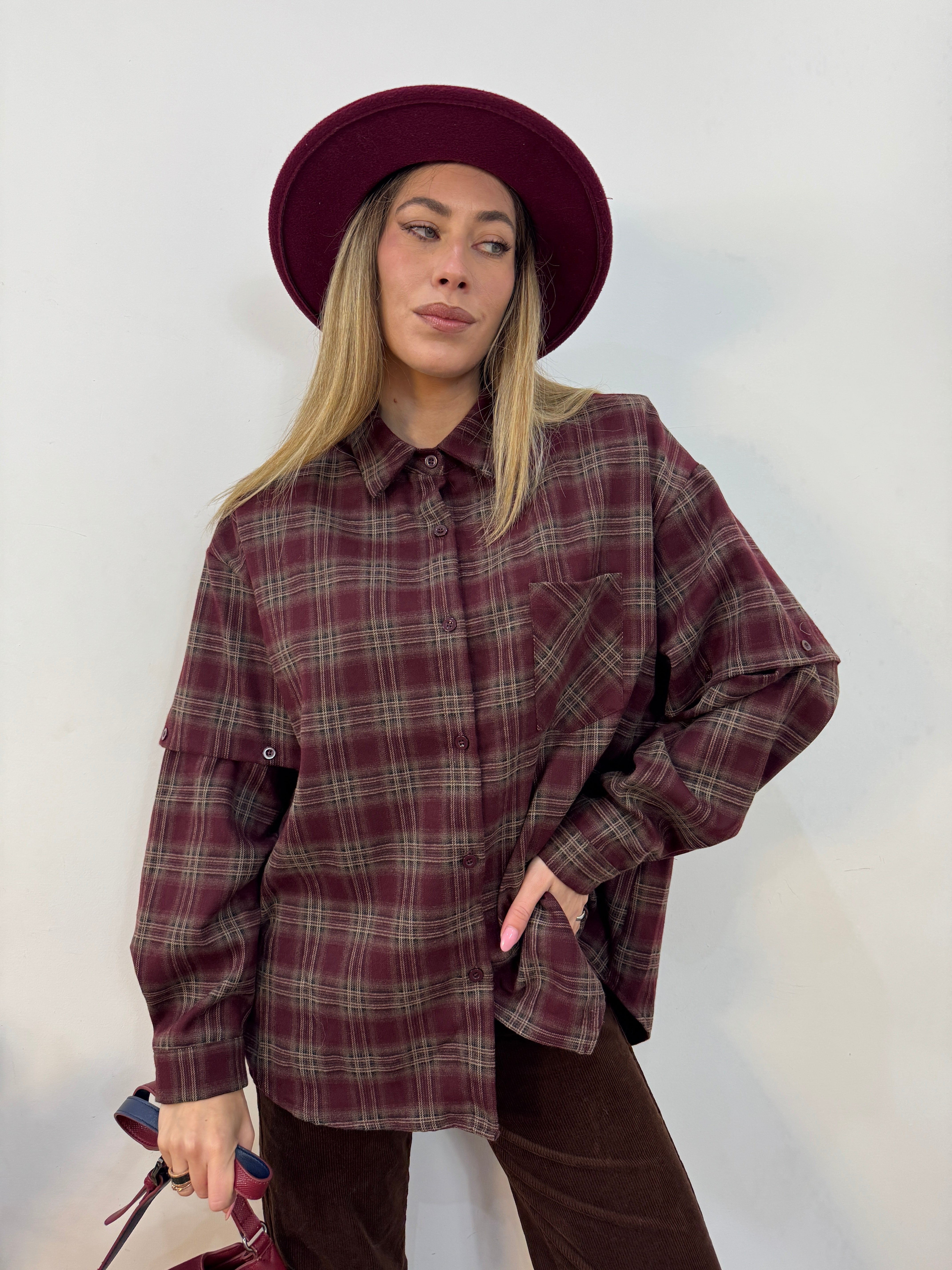 Camicia manica bottoncini