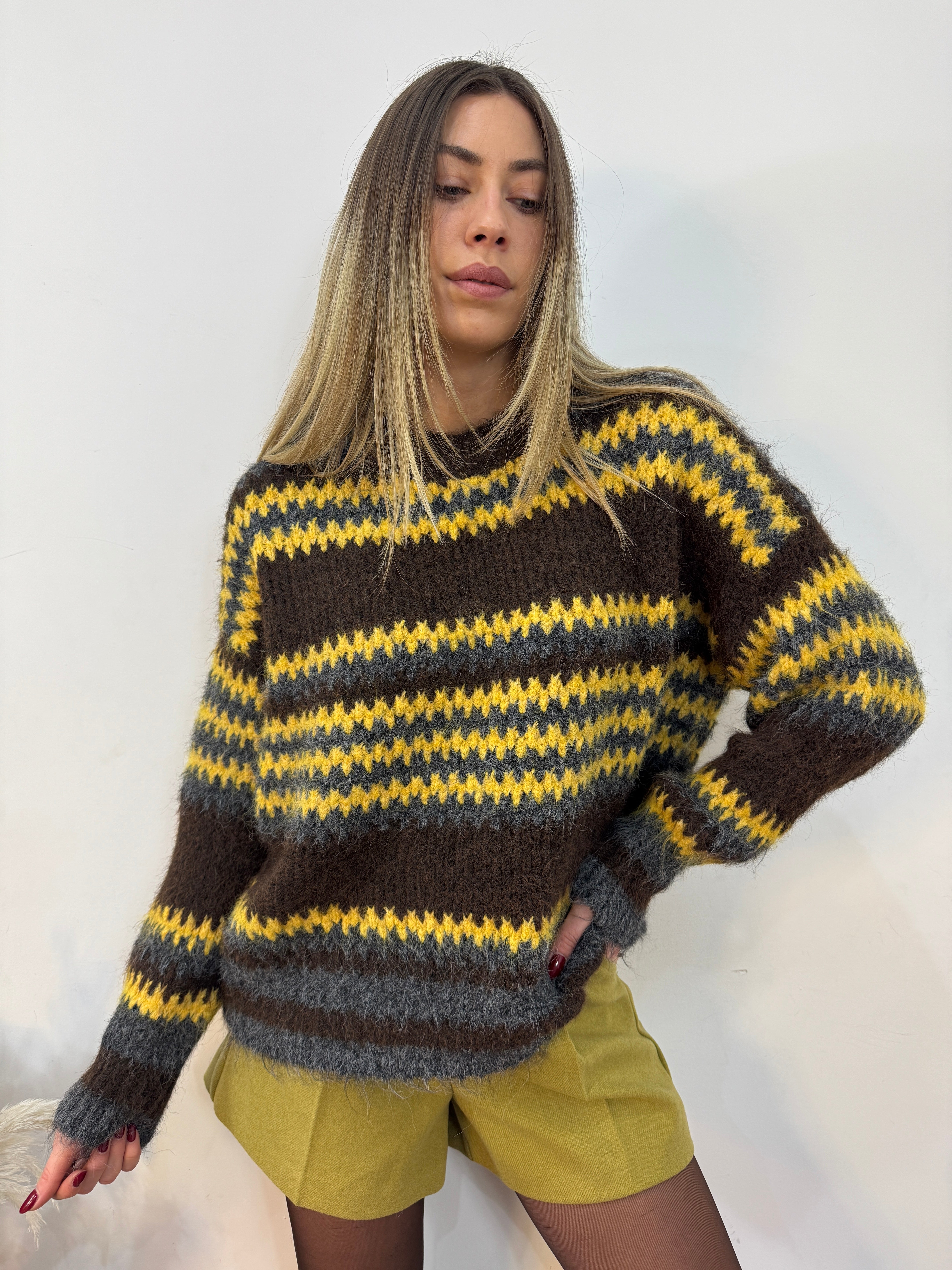 Maxipull cortina giallo