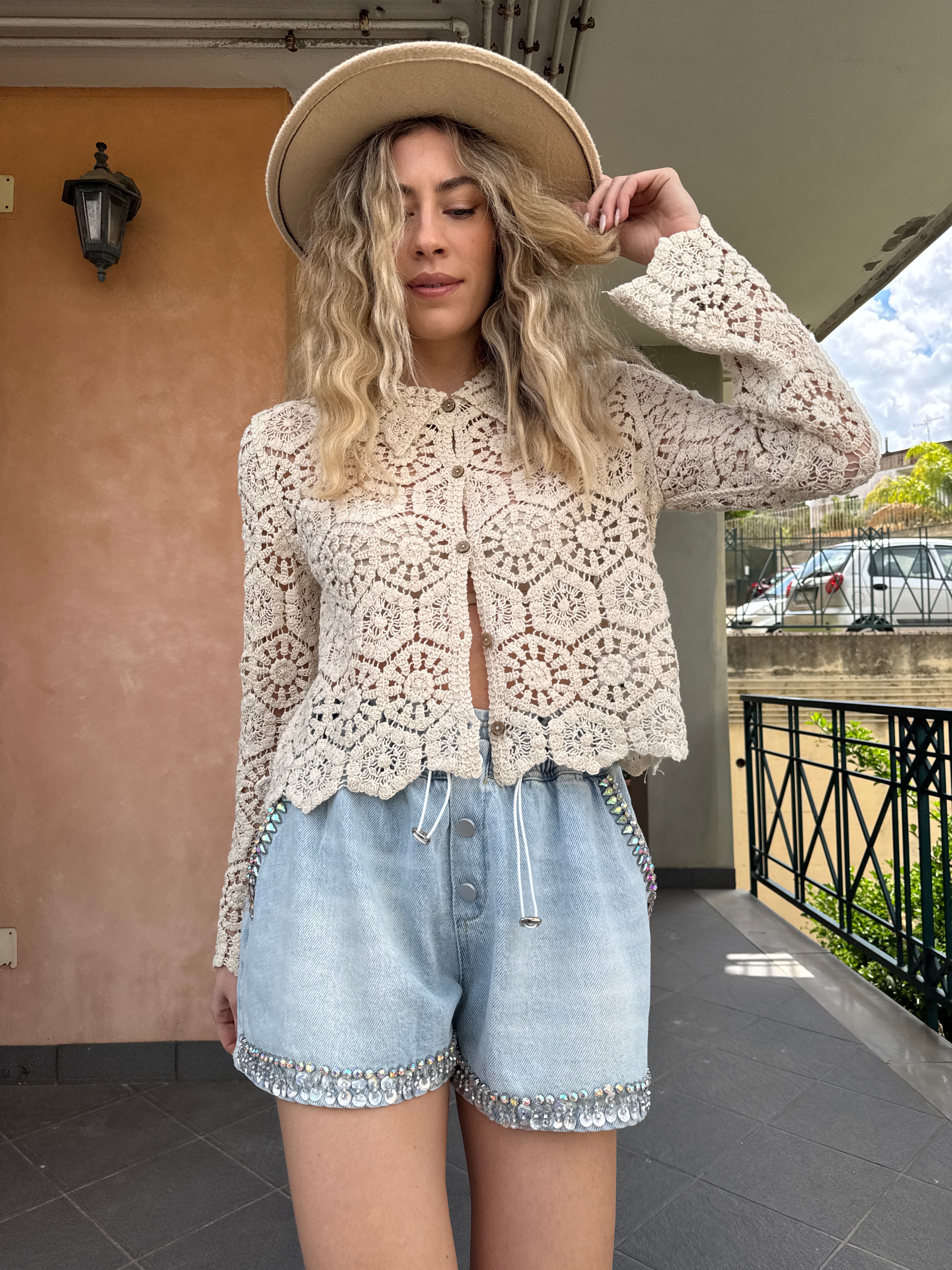 Cardigan morena