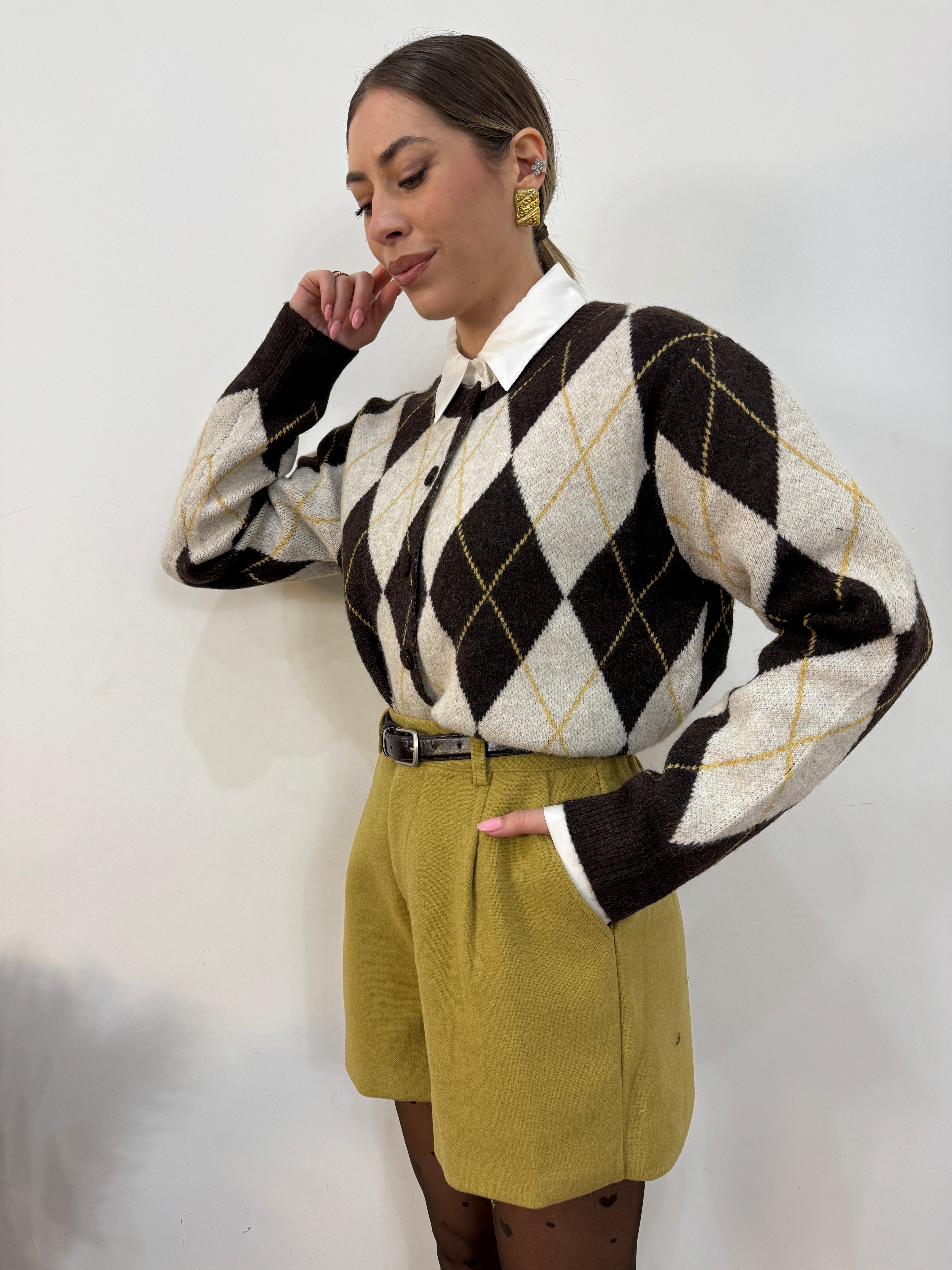 Cardigan Regina di scacchi