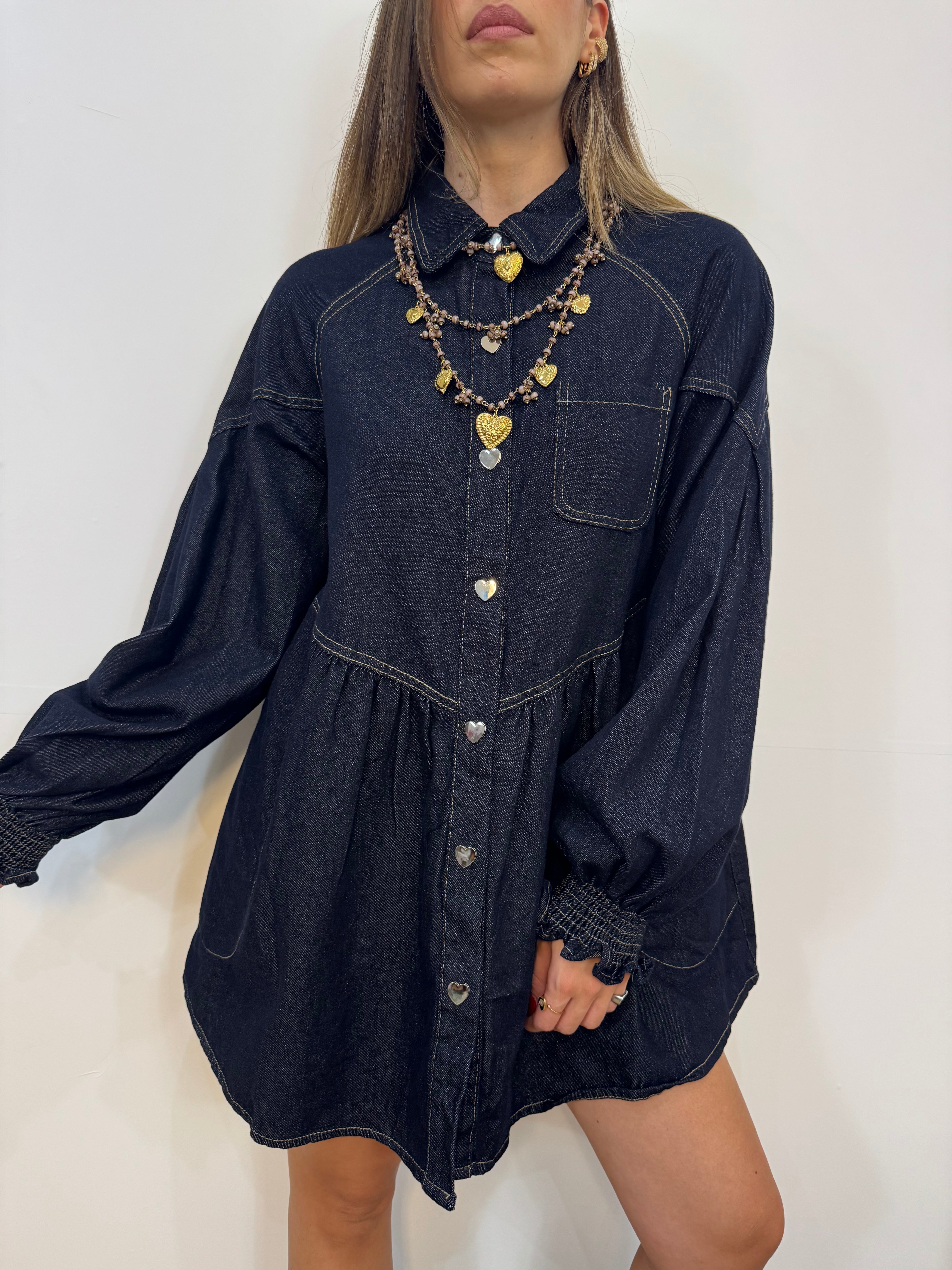 Abito Denim Heart