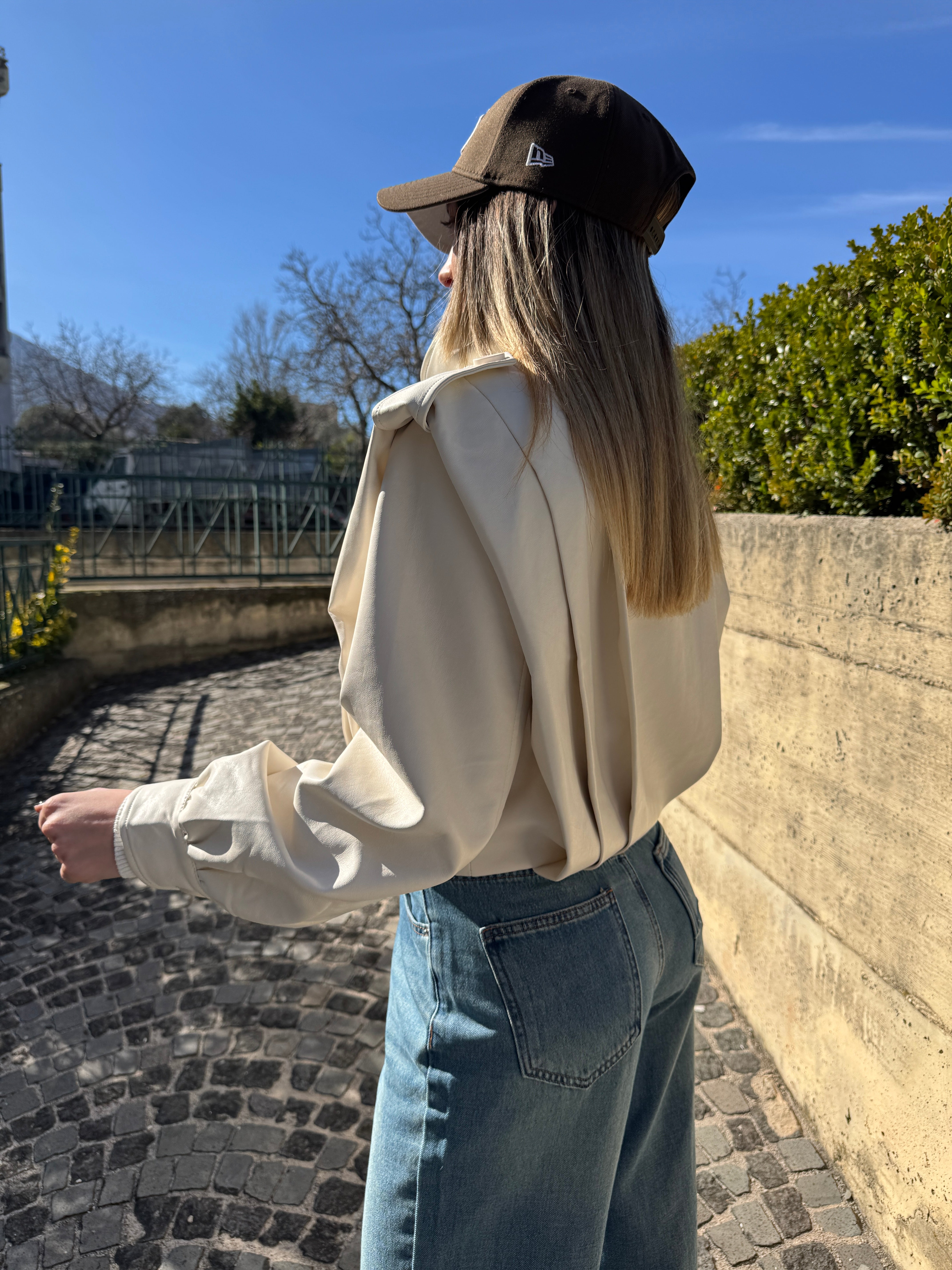 Giubbino similpelle ice