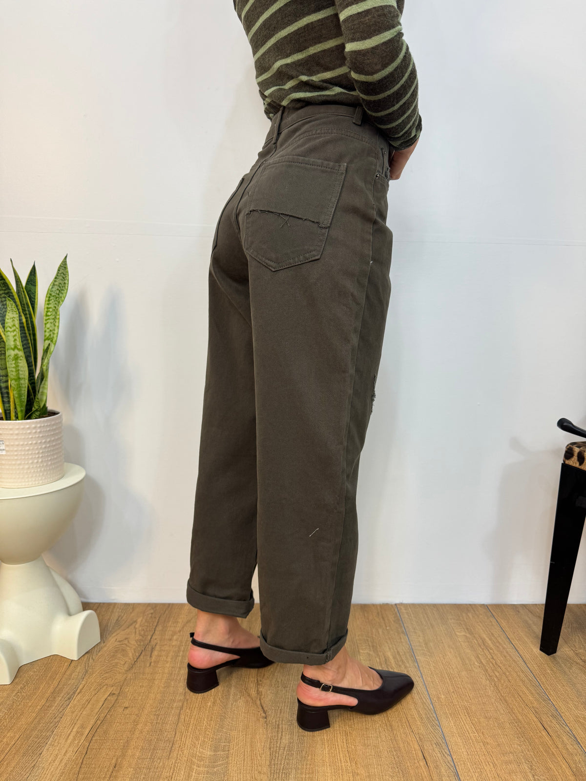 Jeans Teddy Olive