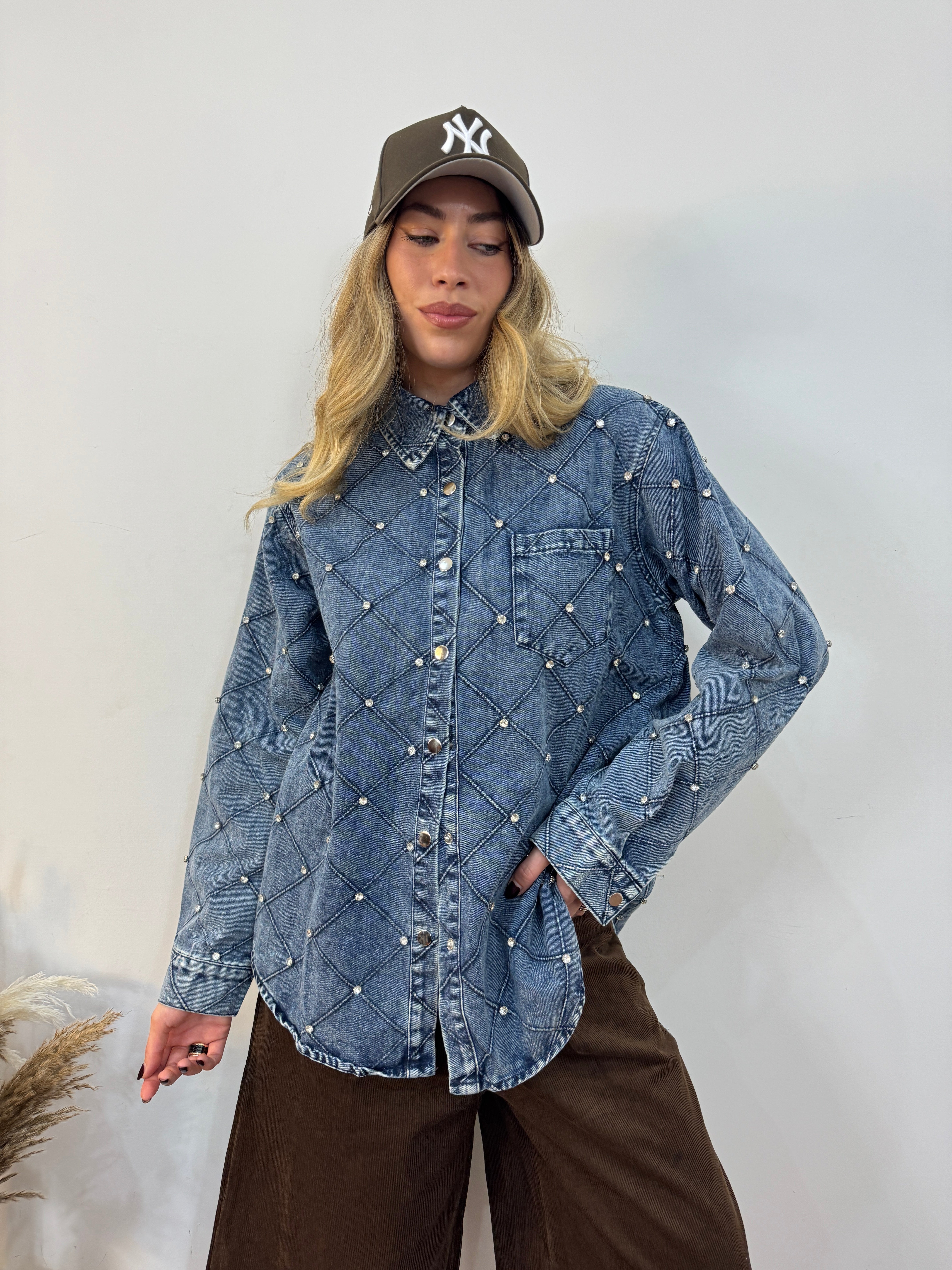 Camicia rombi gioiello