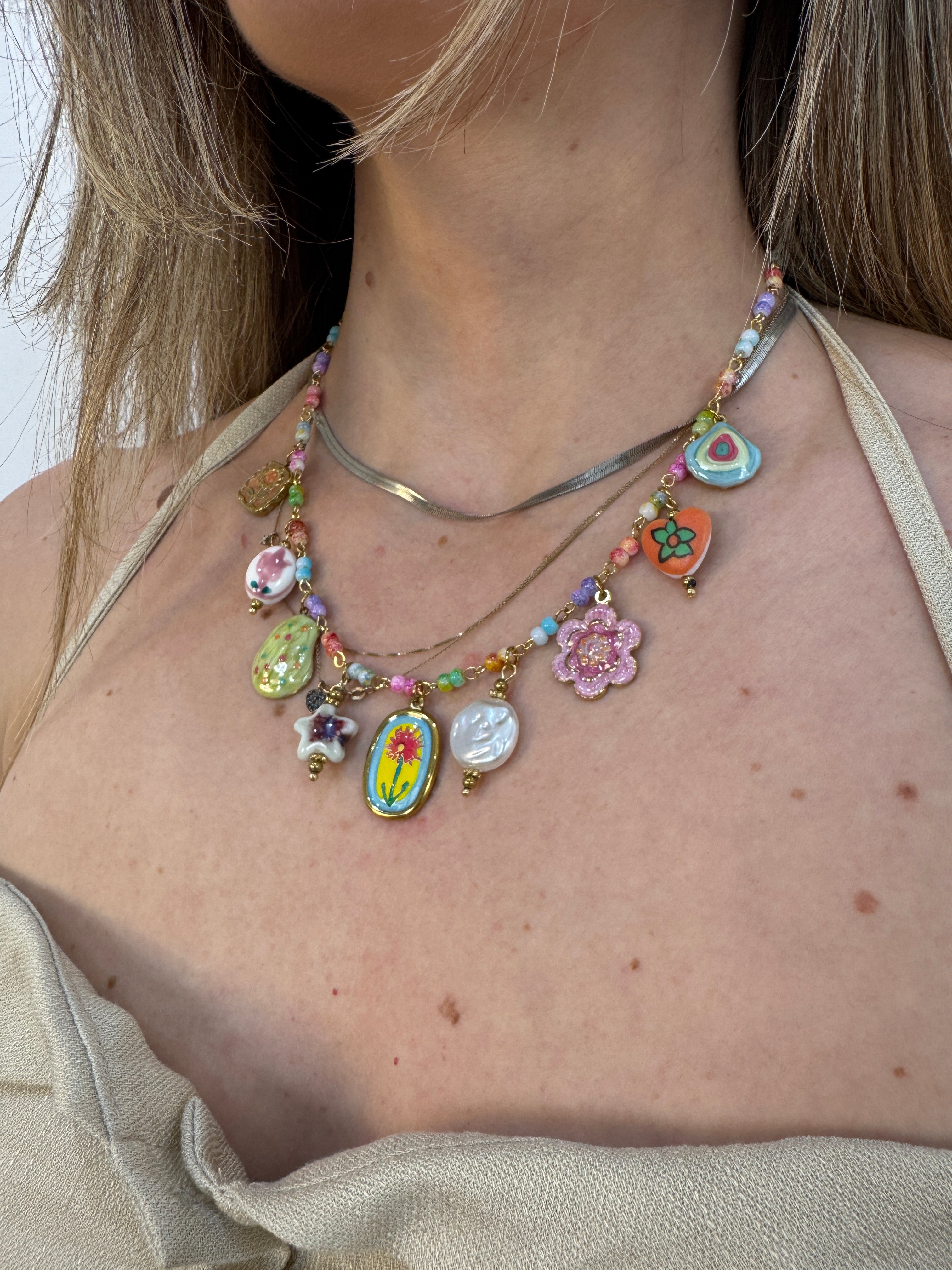 Collana in fiore