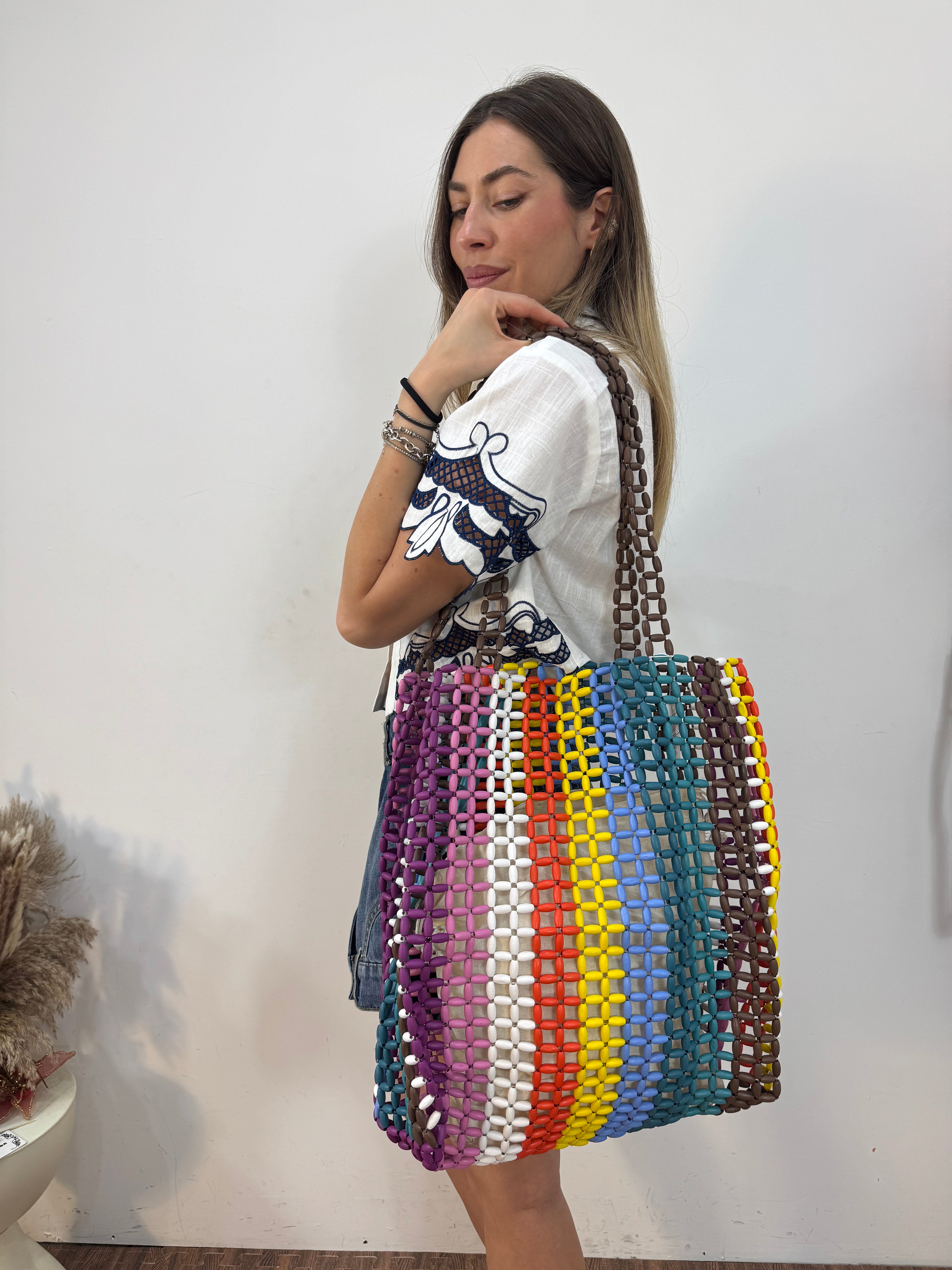 Borsa Marocco arcobaleno
