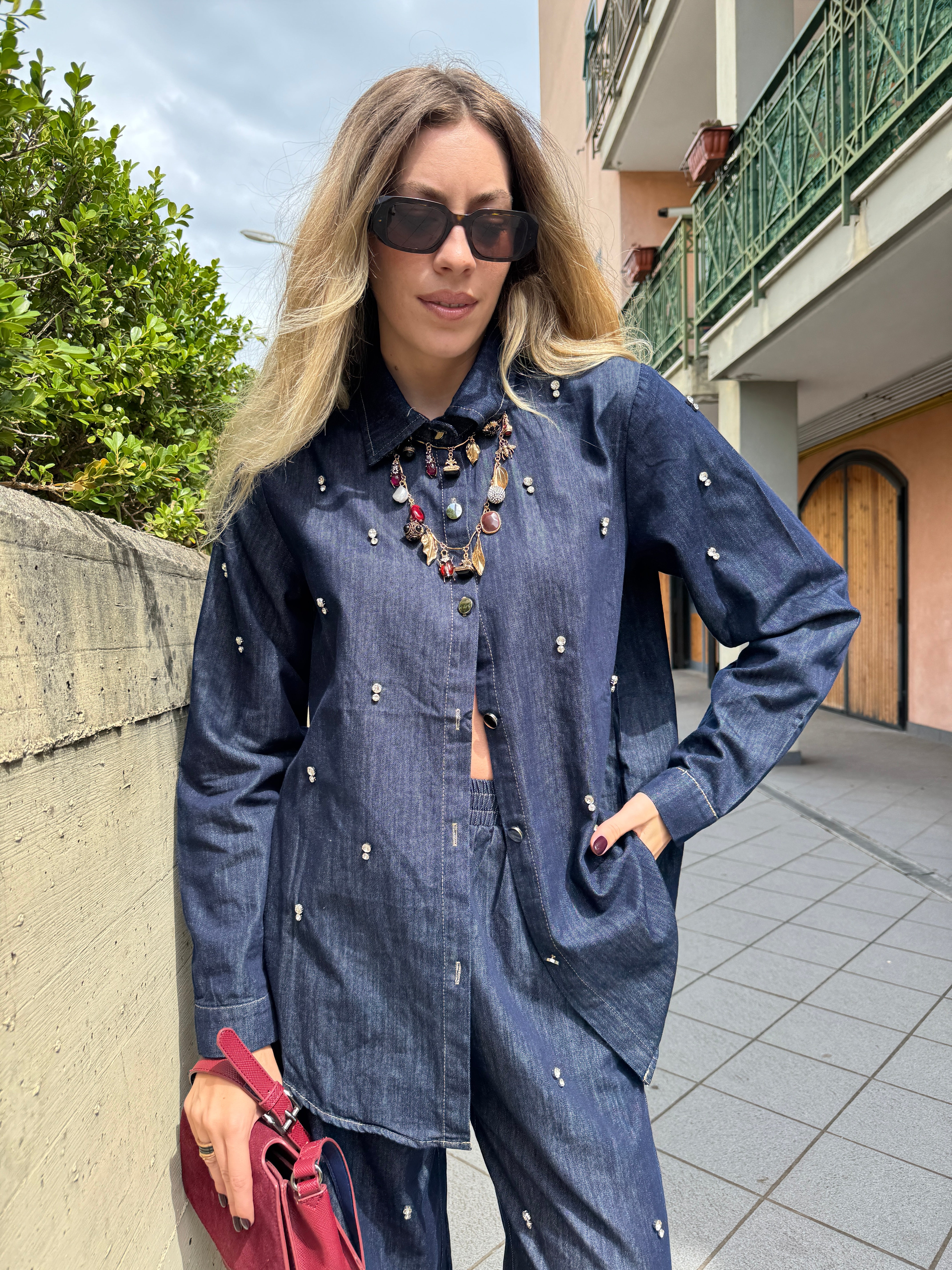Coordinato Denim dark shine
