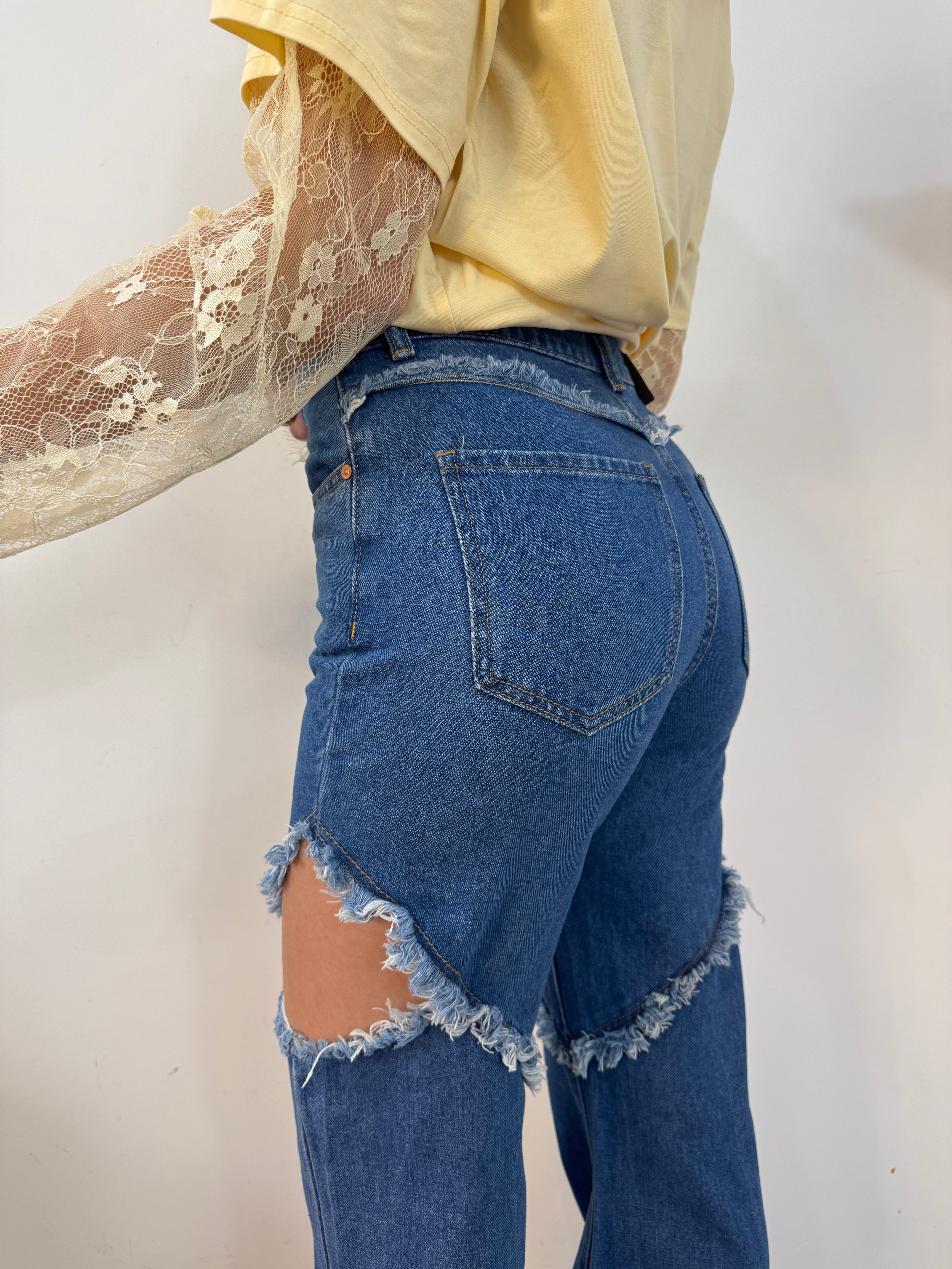 Jeans farfalla