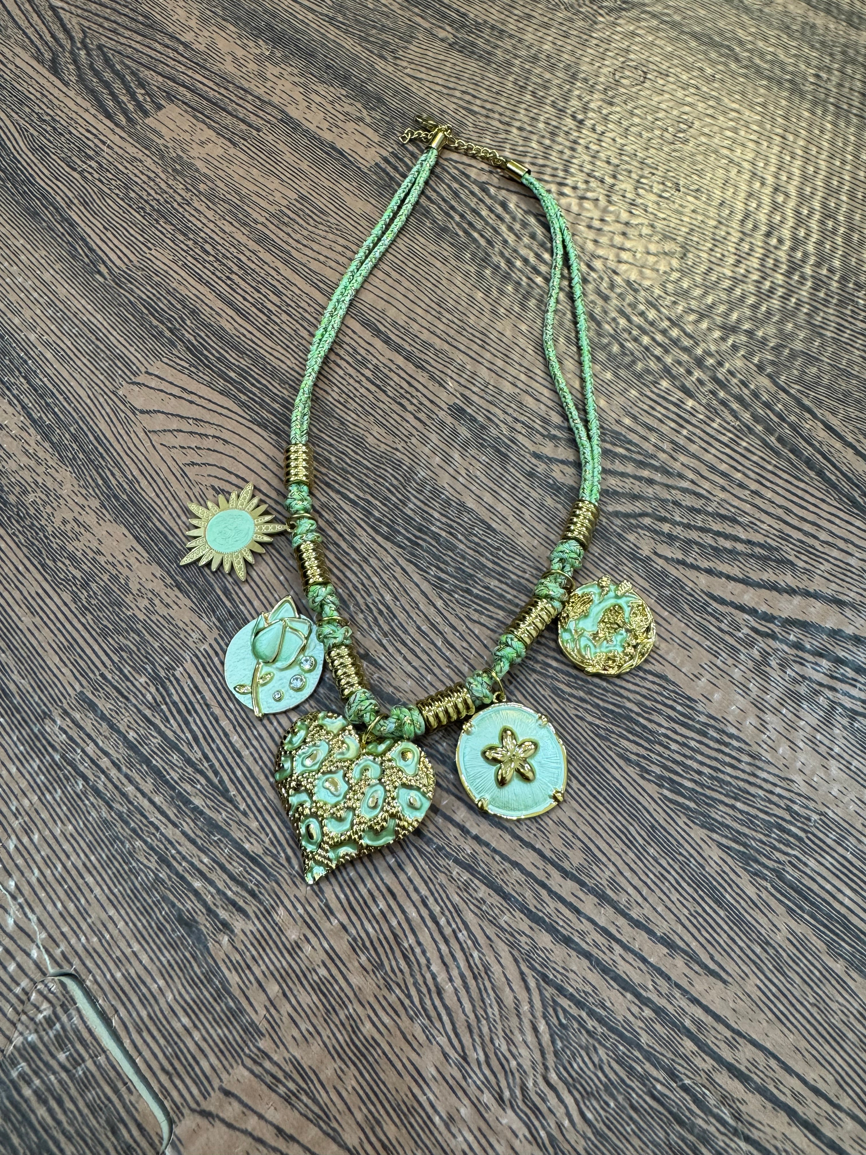 Collana Green heart