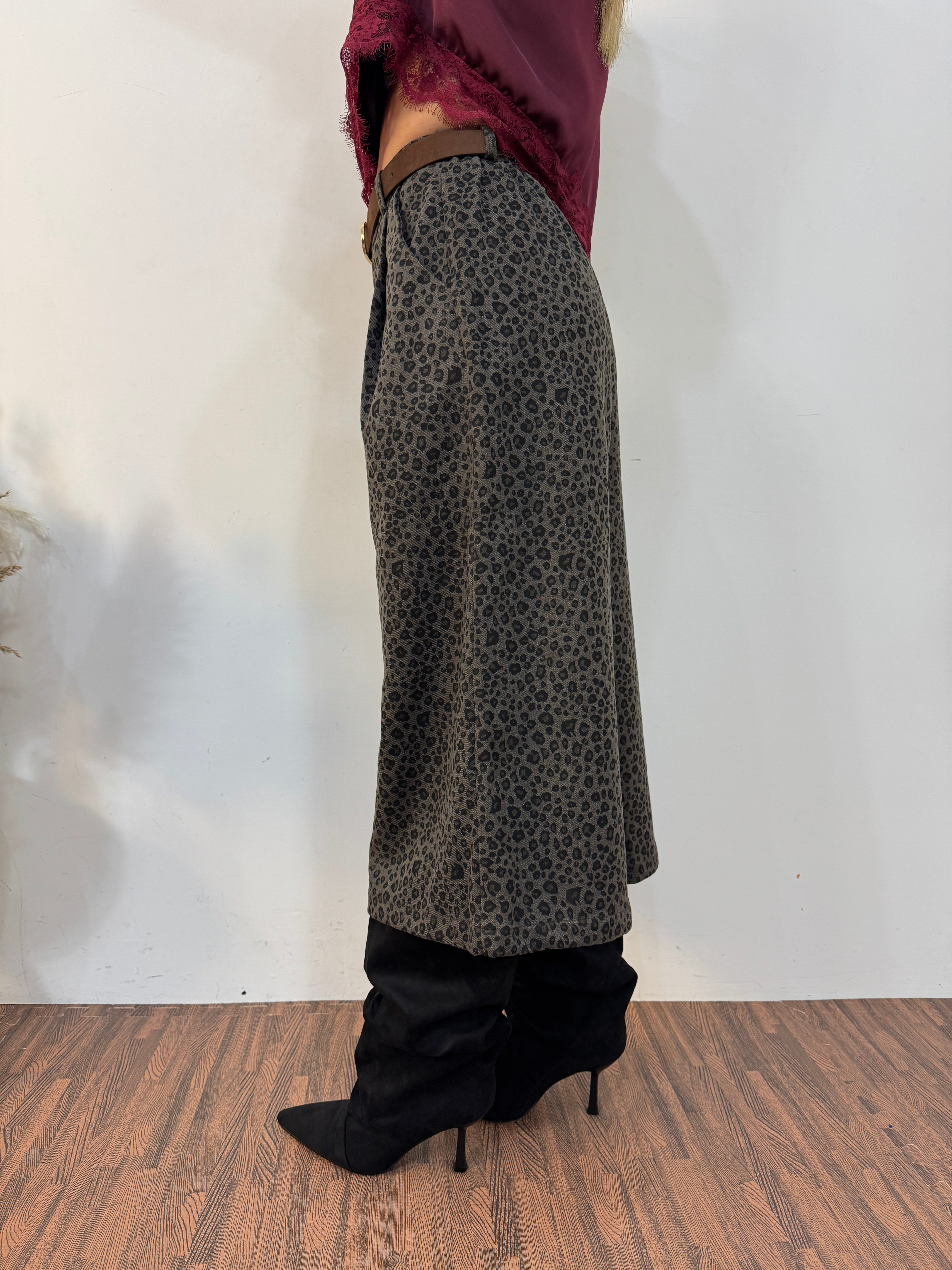 Bermuda gray animalier