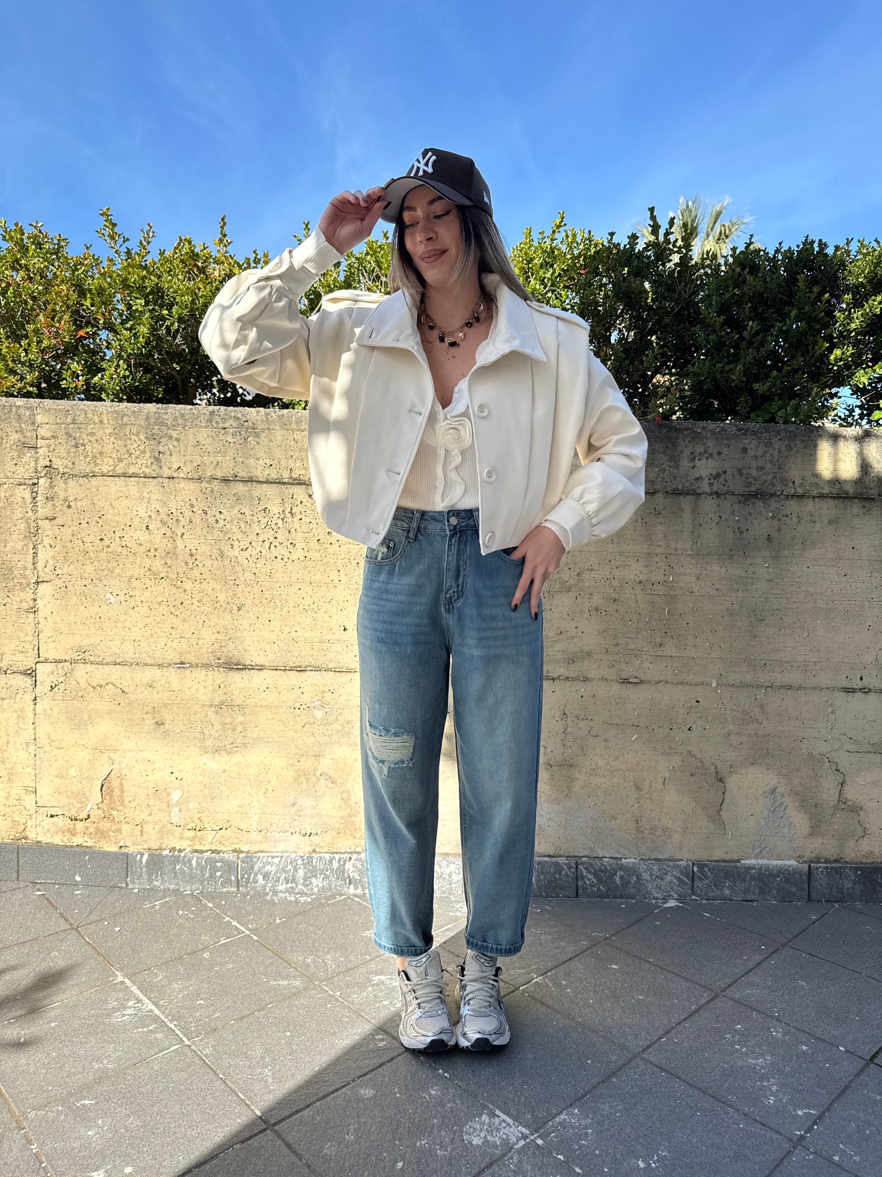 Giubbino similpelle ice