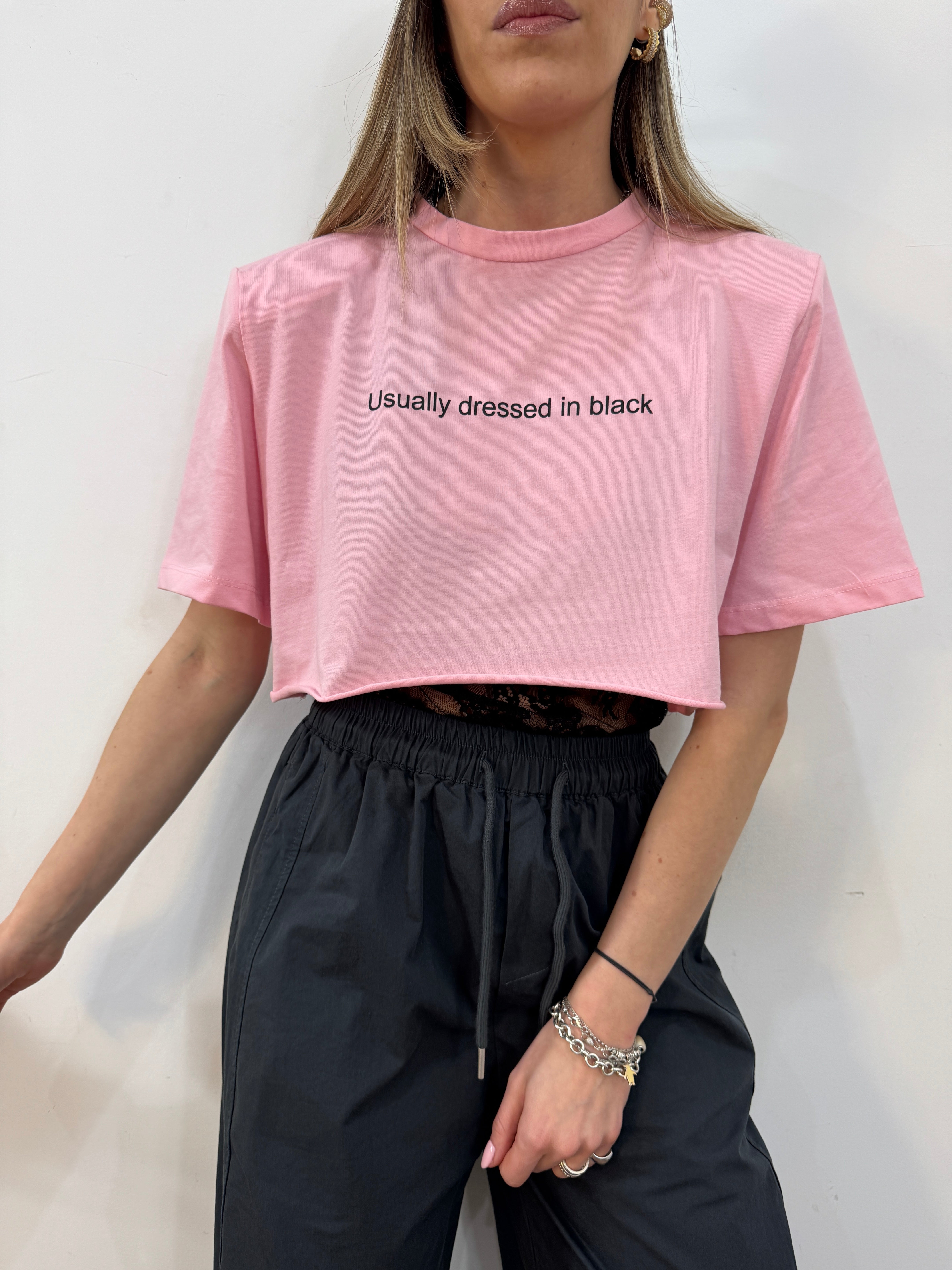 T shirt “usually”