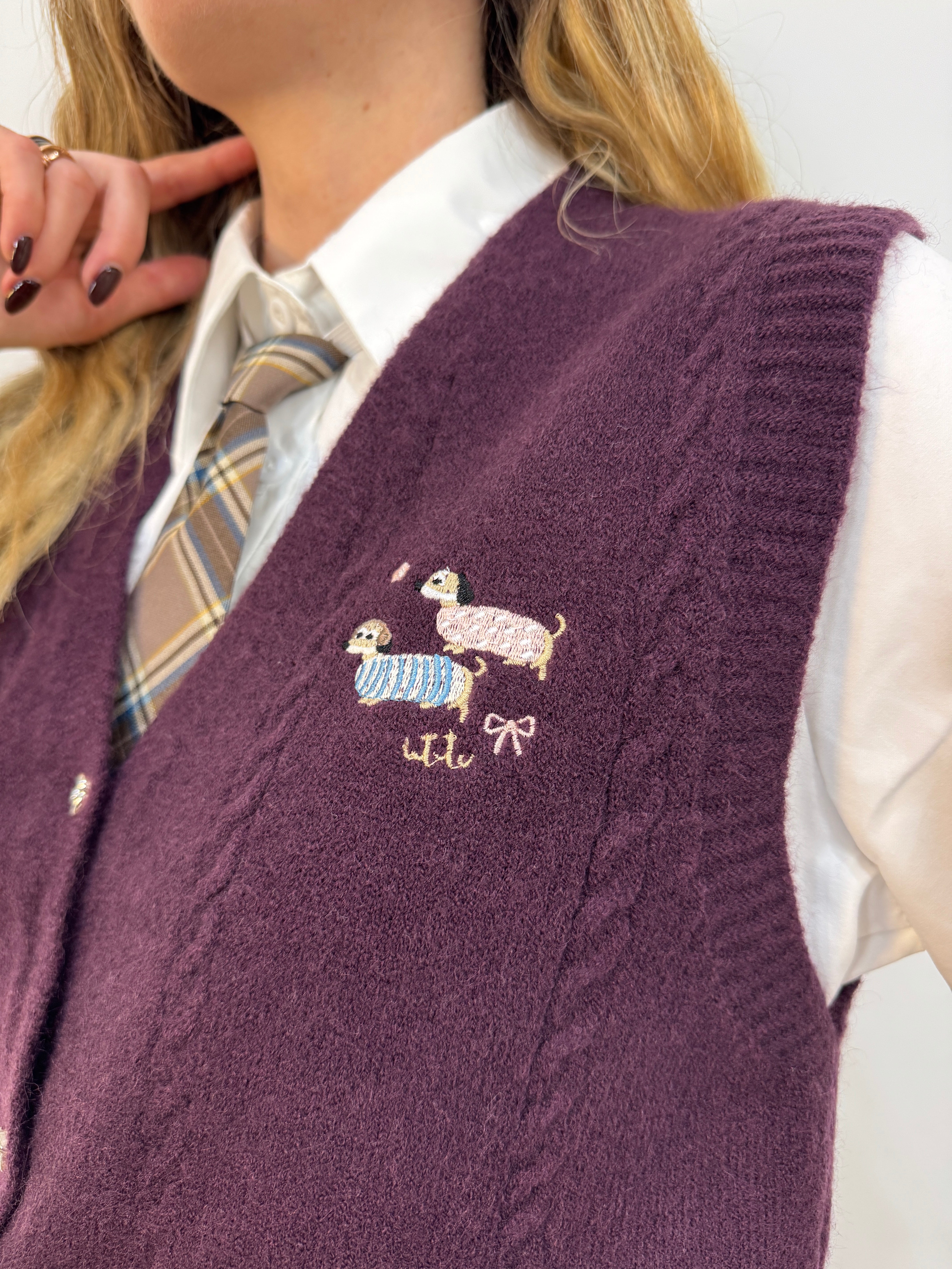Gilet&camicia con cravattino