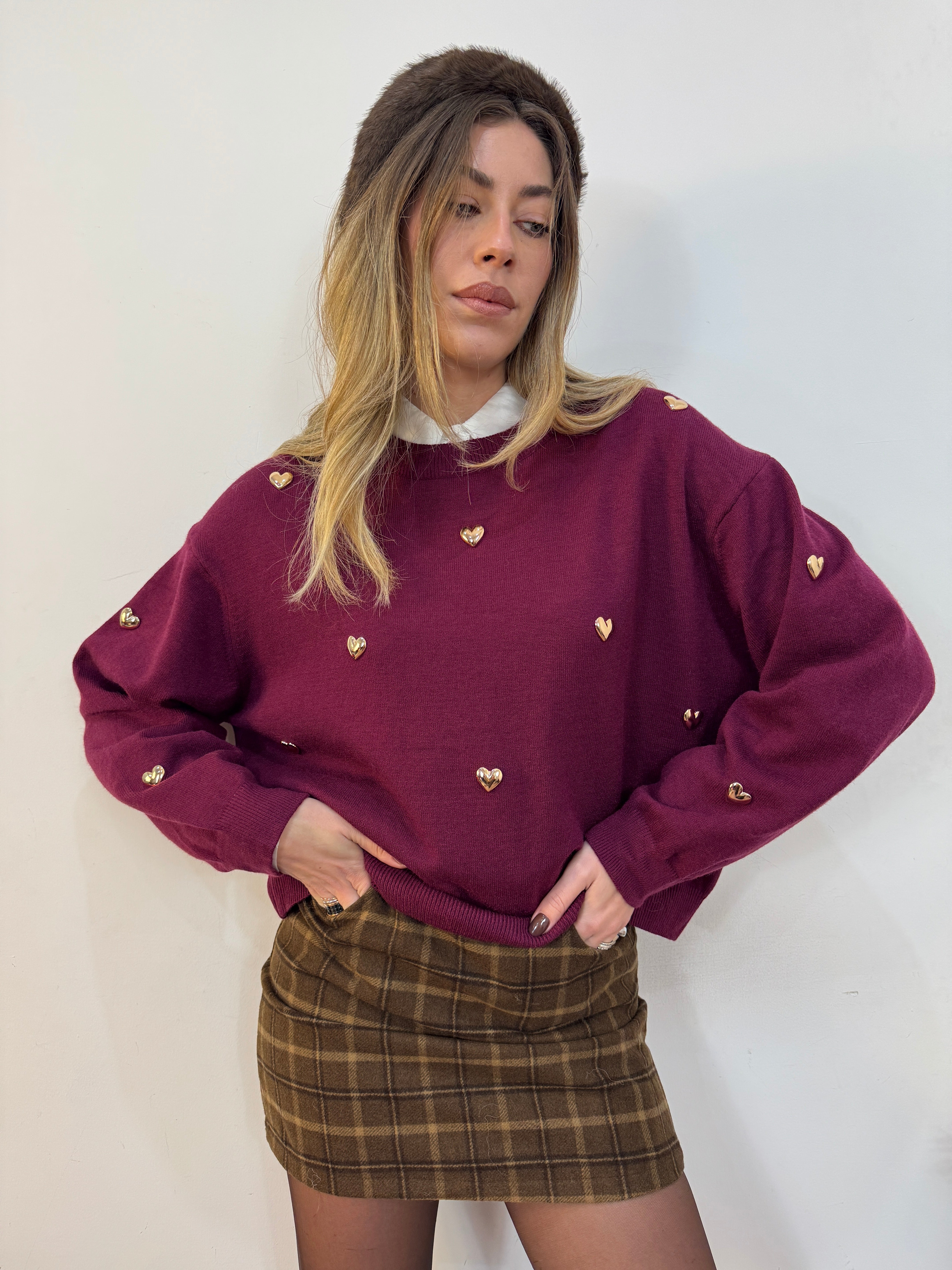 Maglione cuoricino
