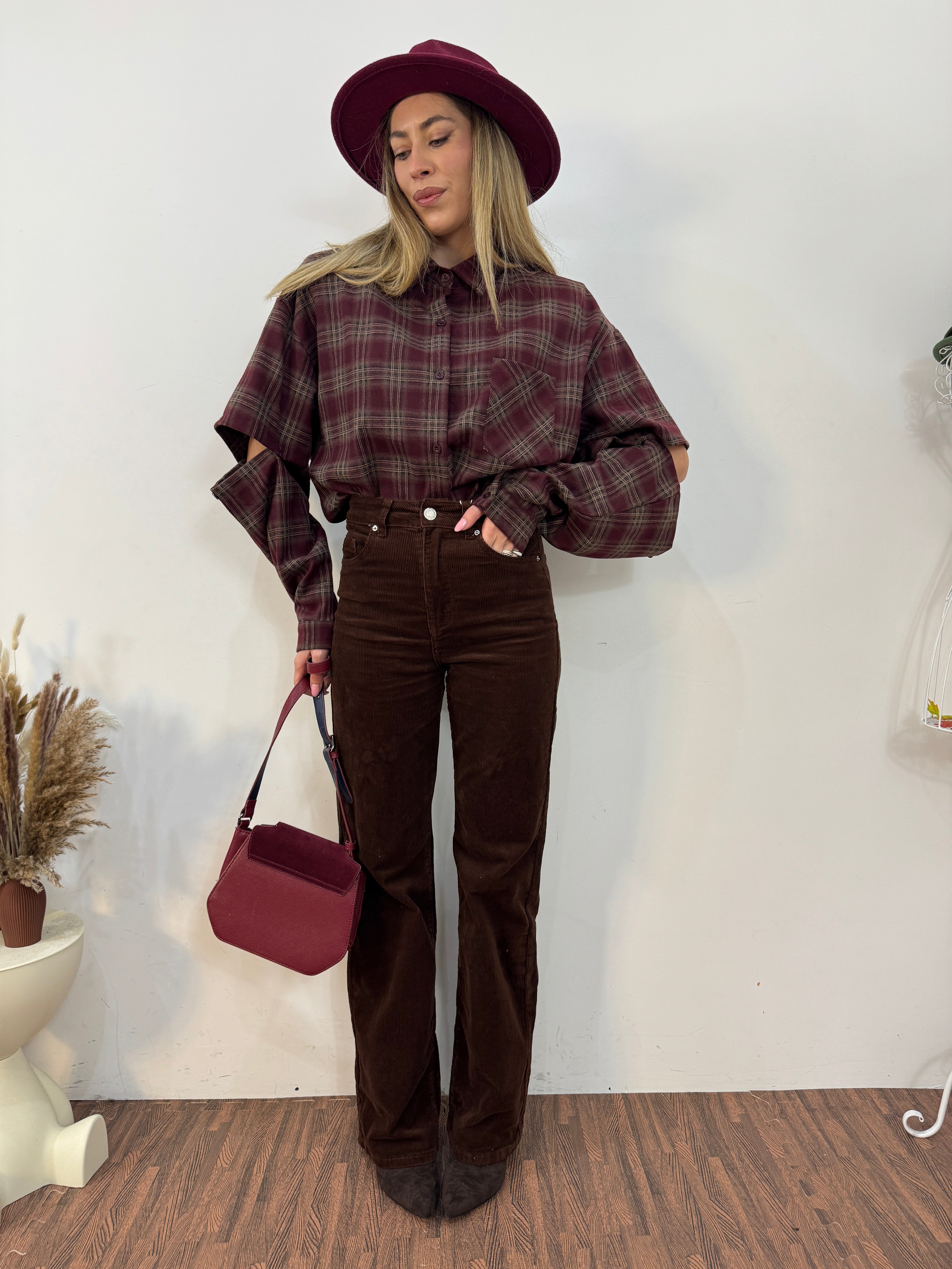 Camicia manica bottoncini