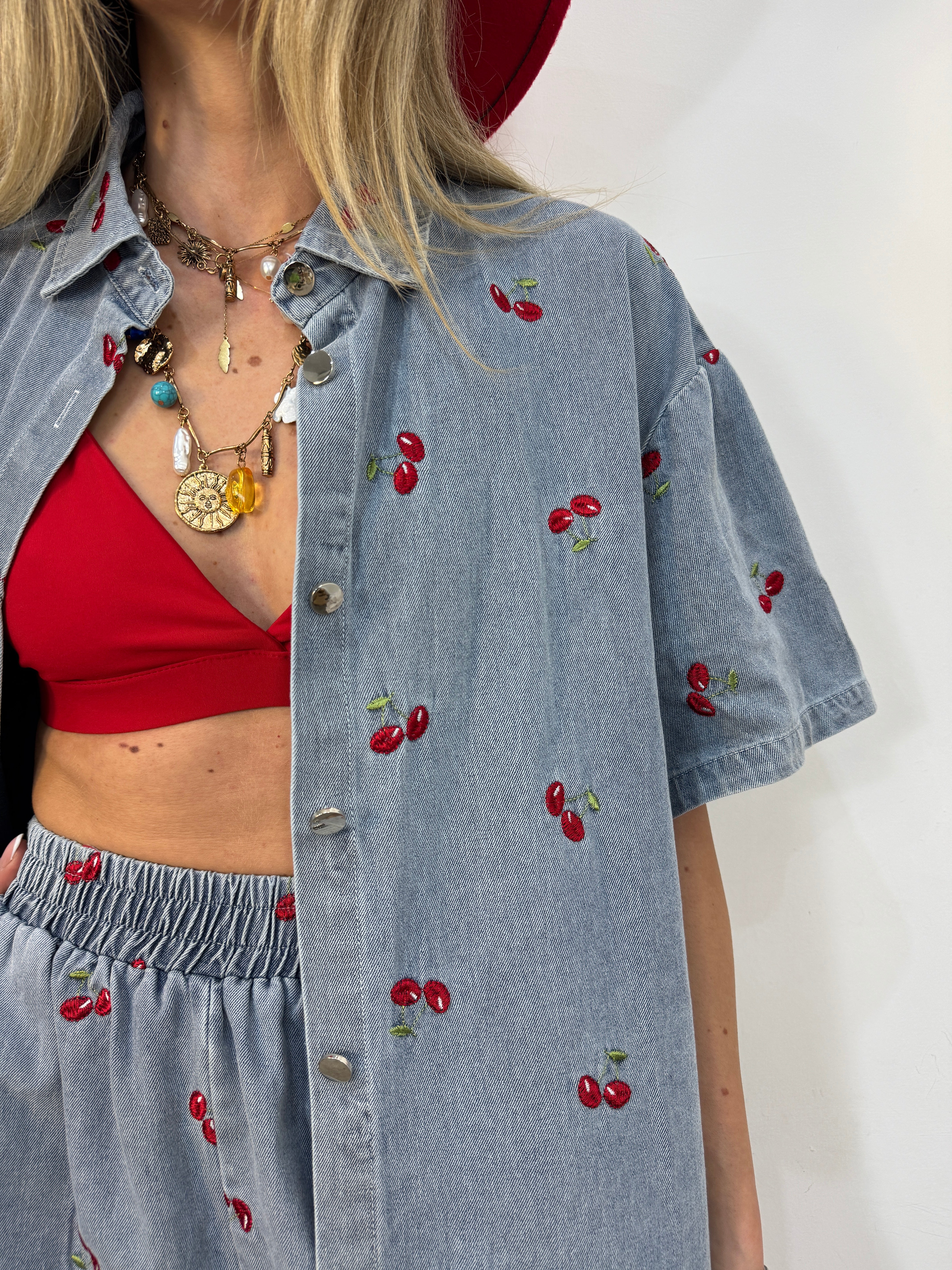 Bralette cherry