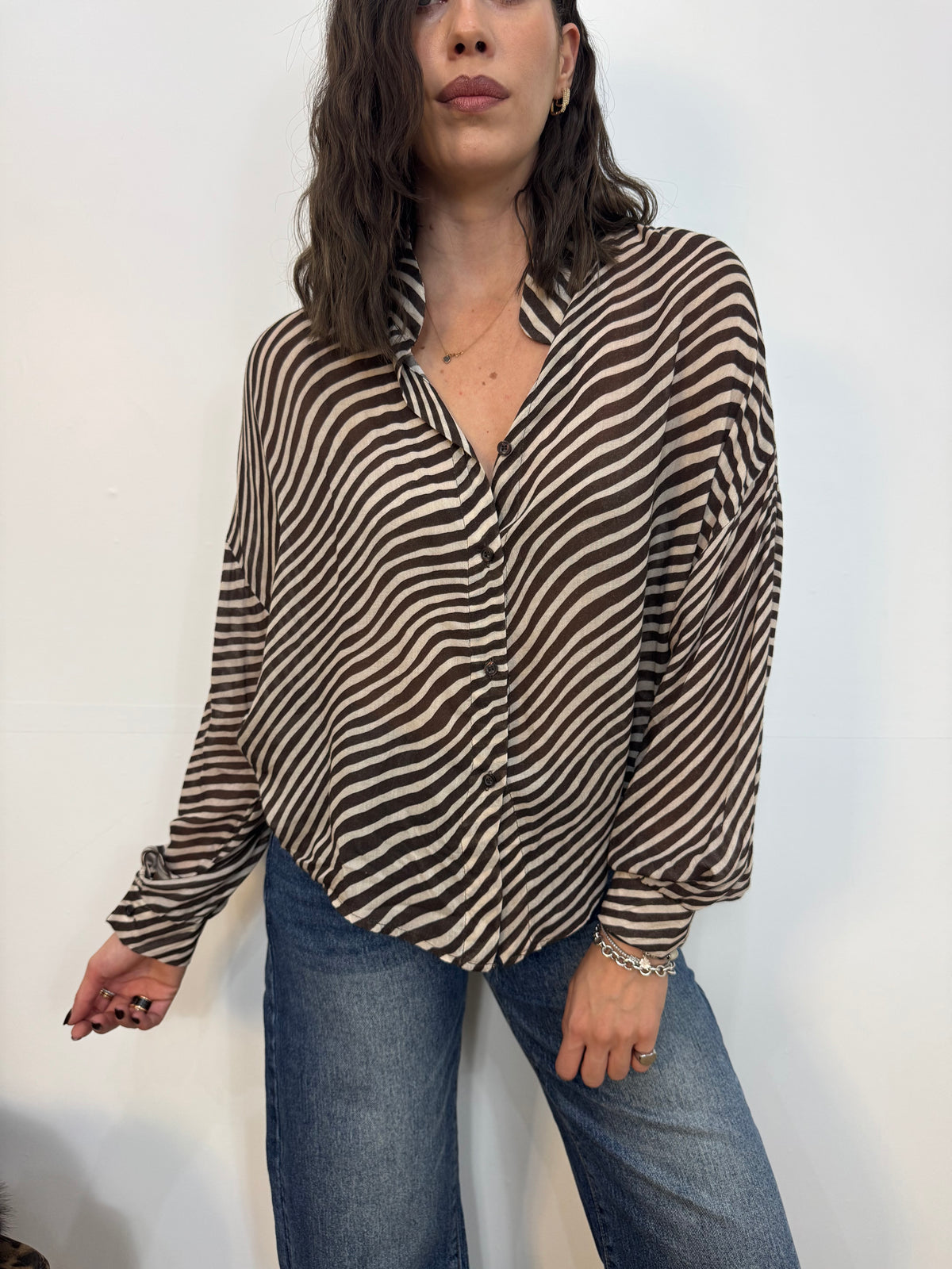 Camicia Feline zebra