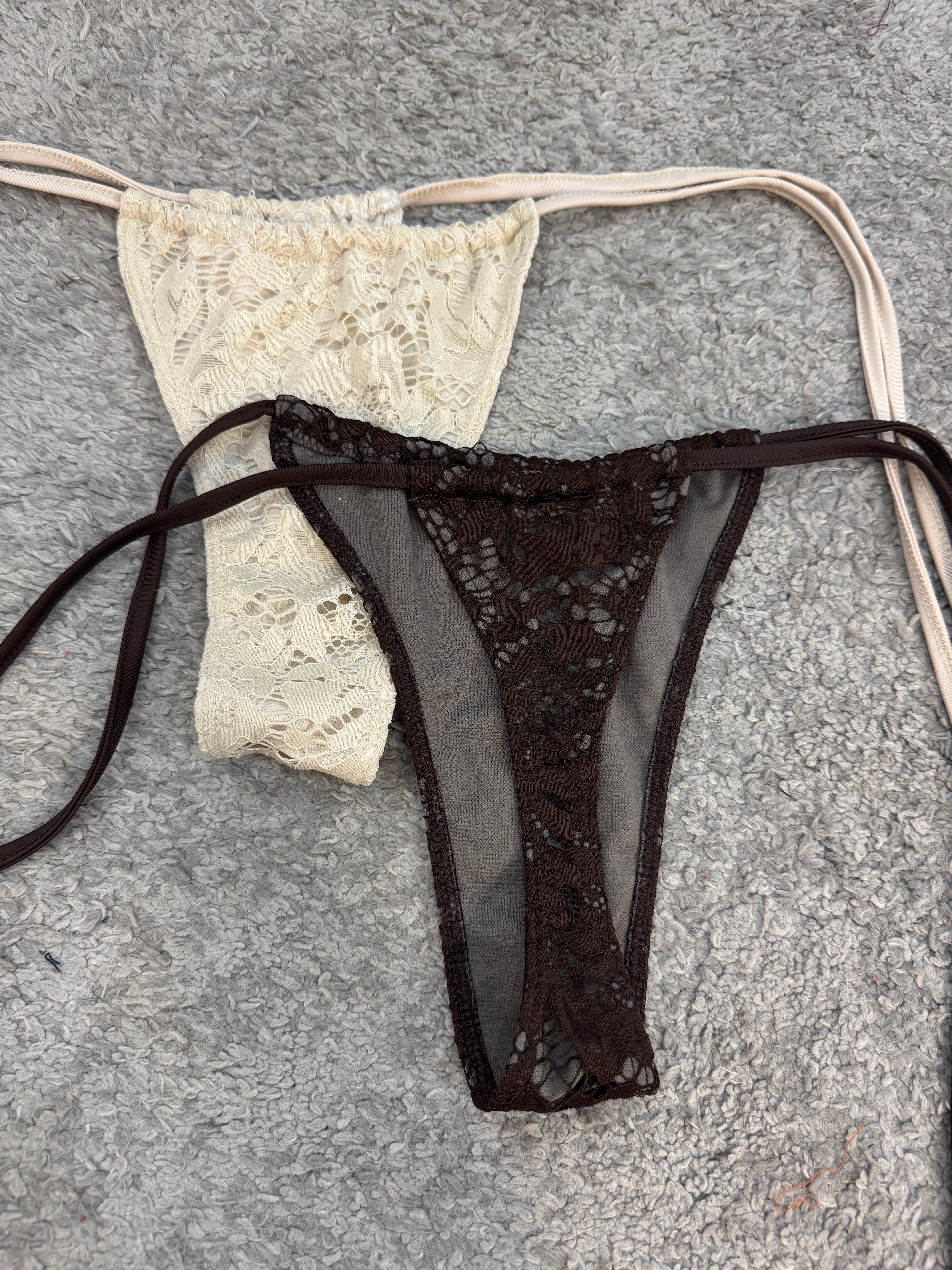 Set bikini+maxi gonna ricamo