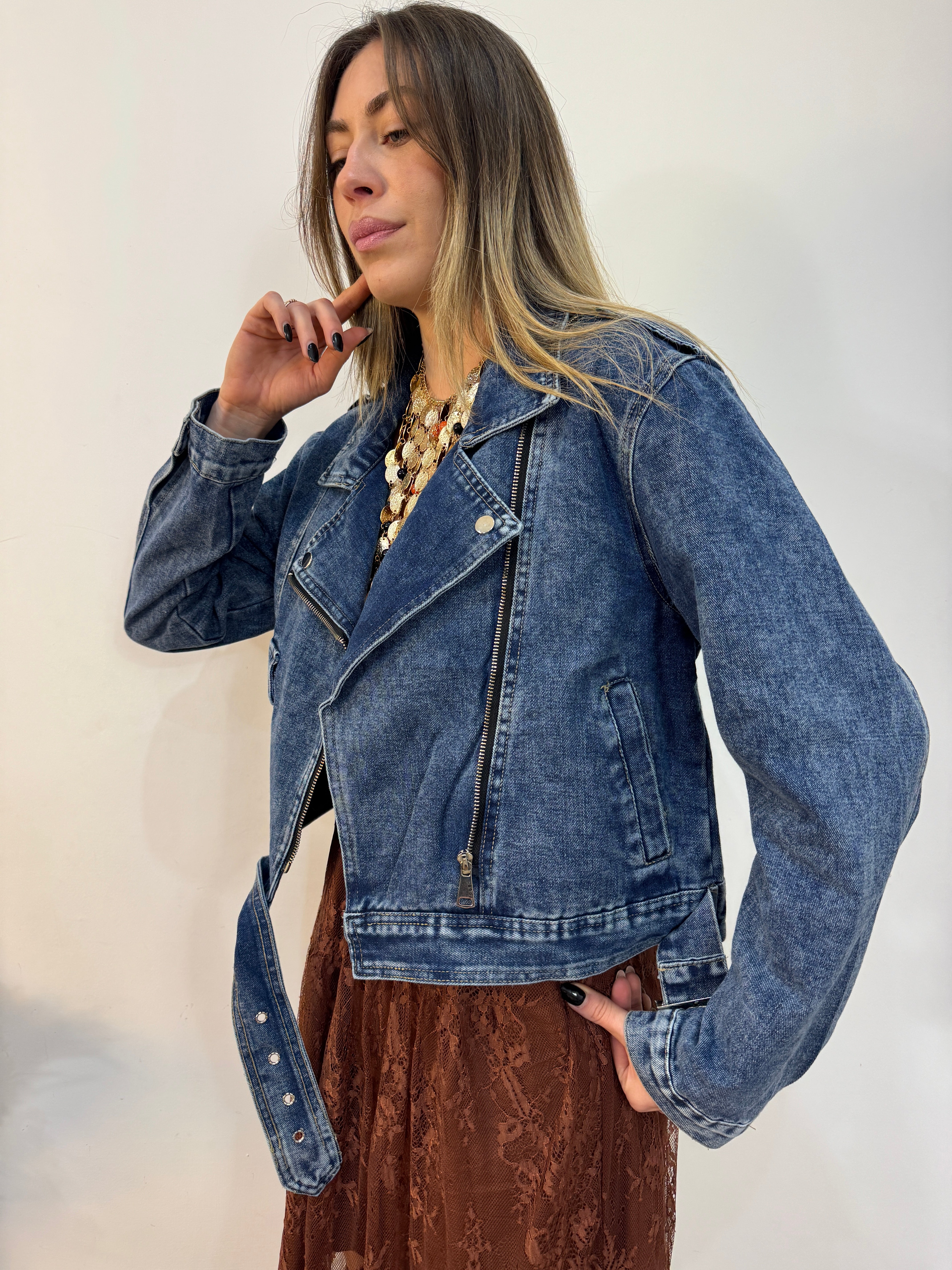 Chiodo denim