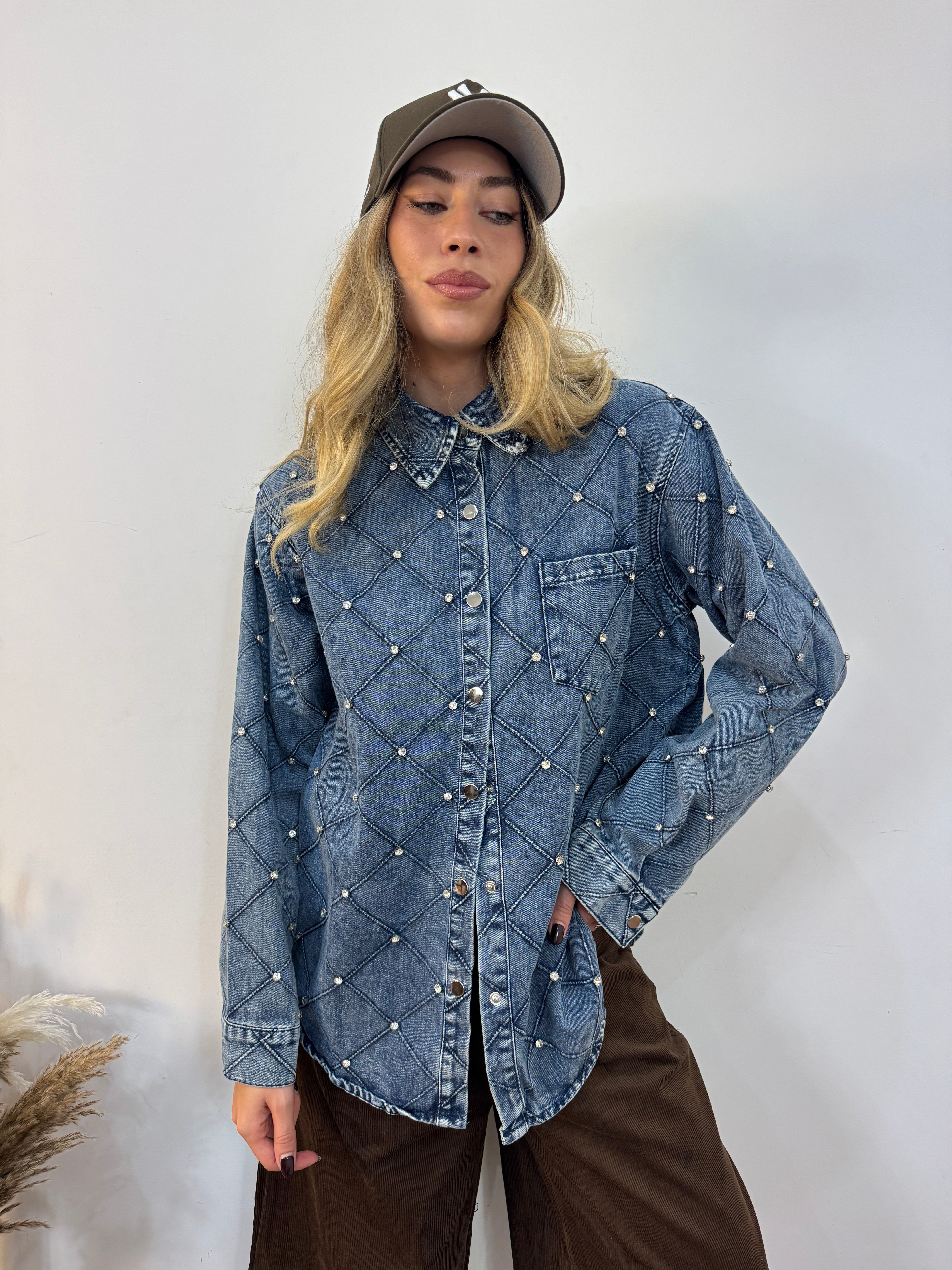 Camicia rombi gioiello