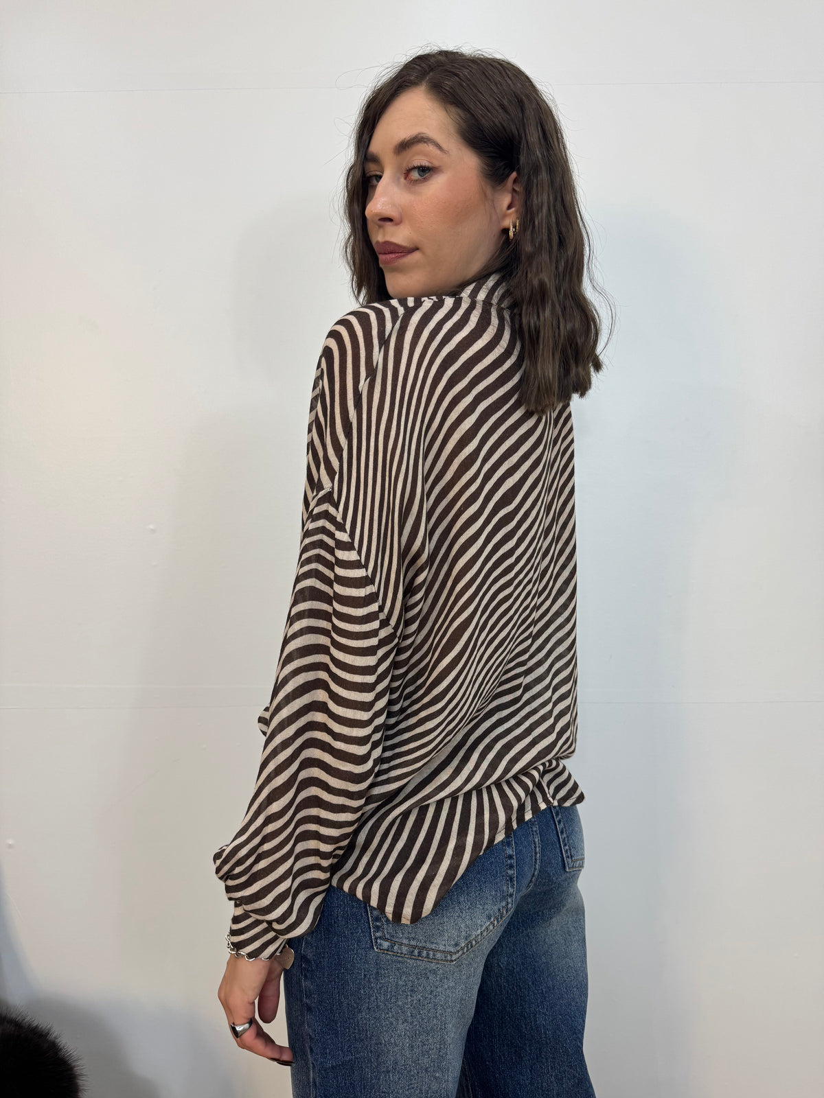 Camicia Feline zebra