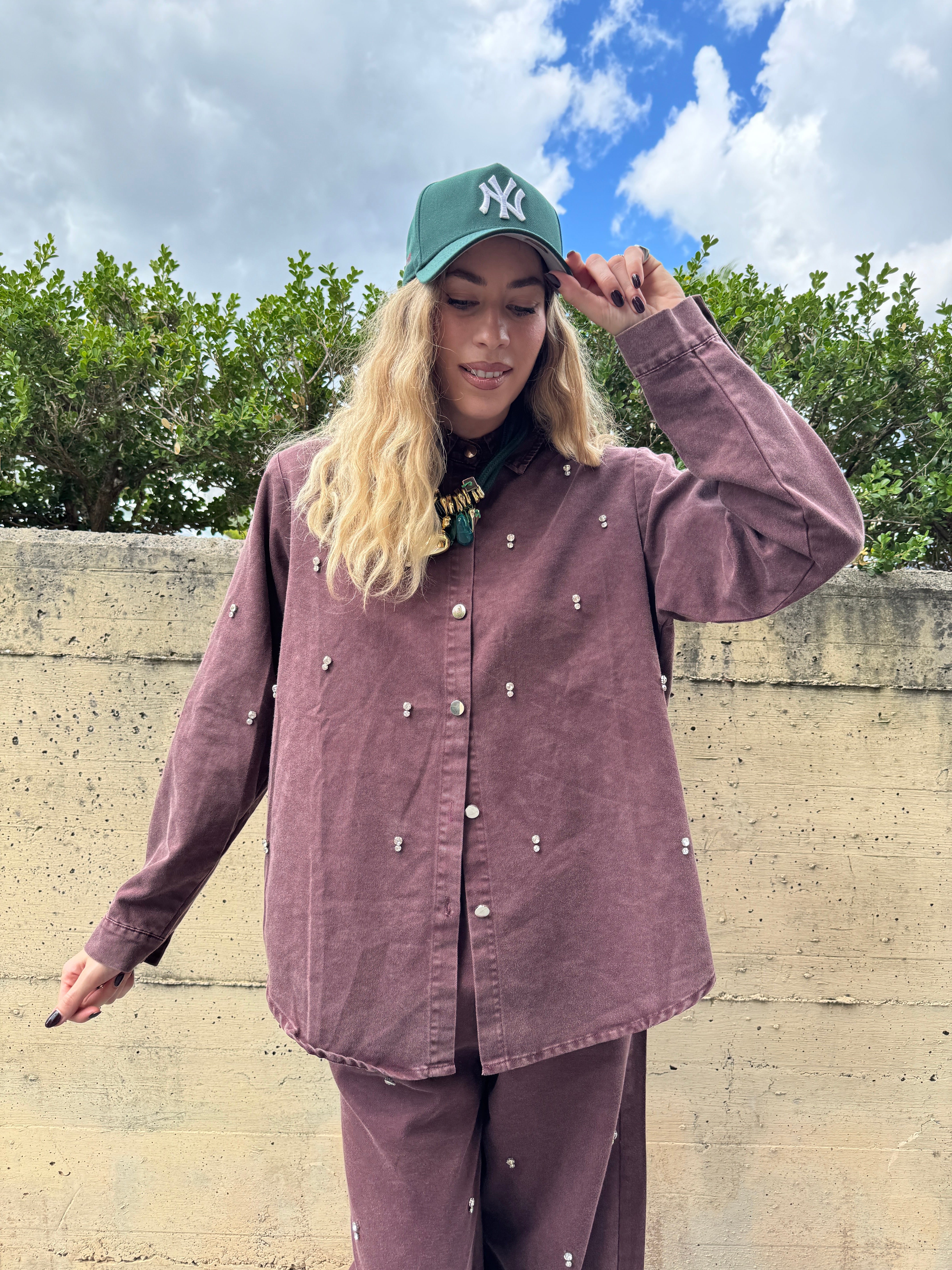 Coordinato Denim prugna