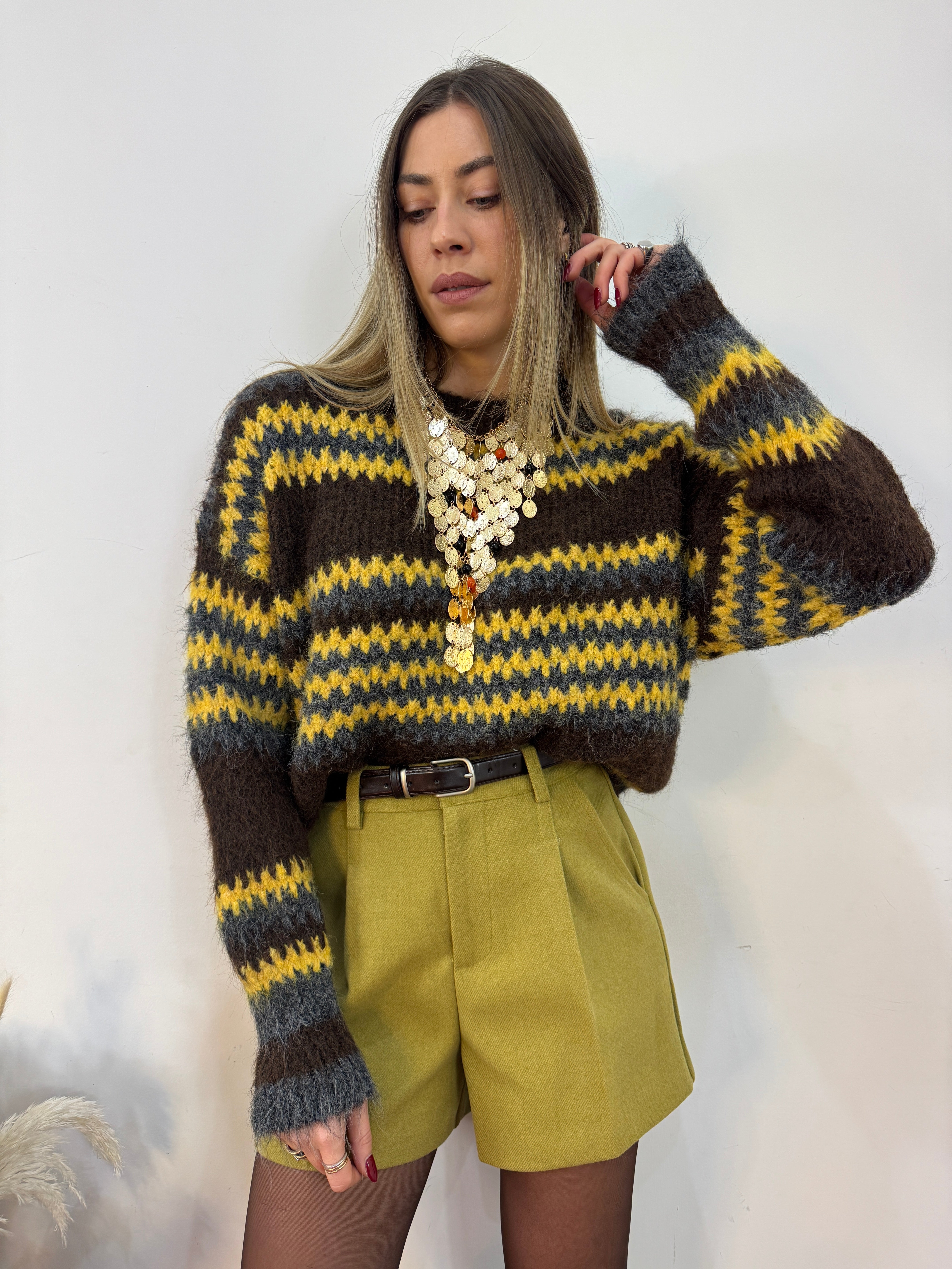 Maxipull cortina giallo