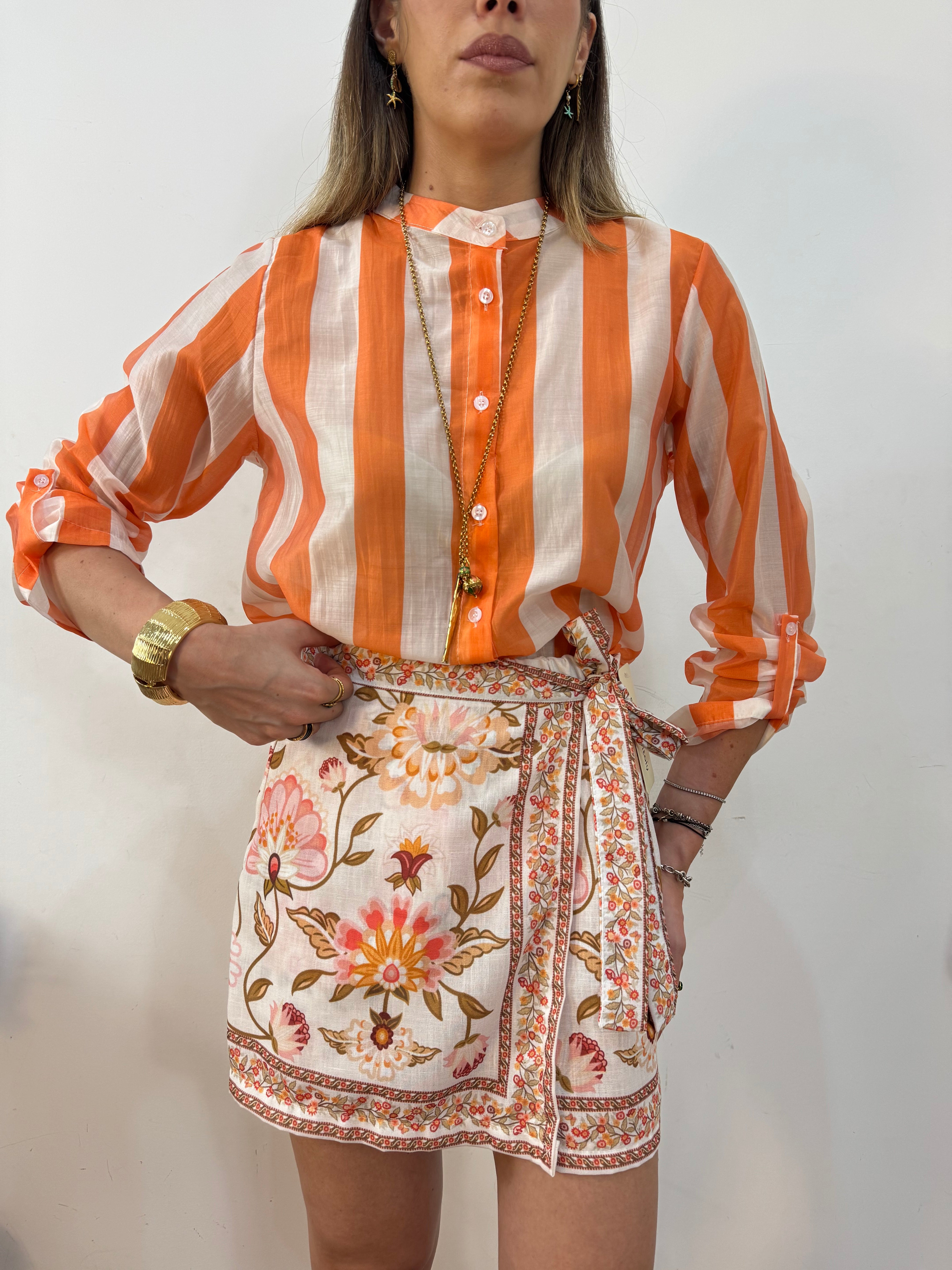 Camicia regular stripes