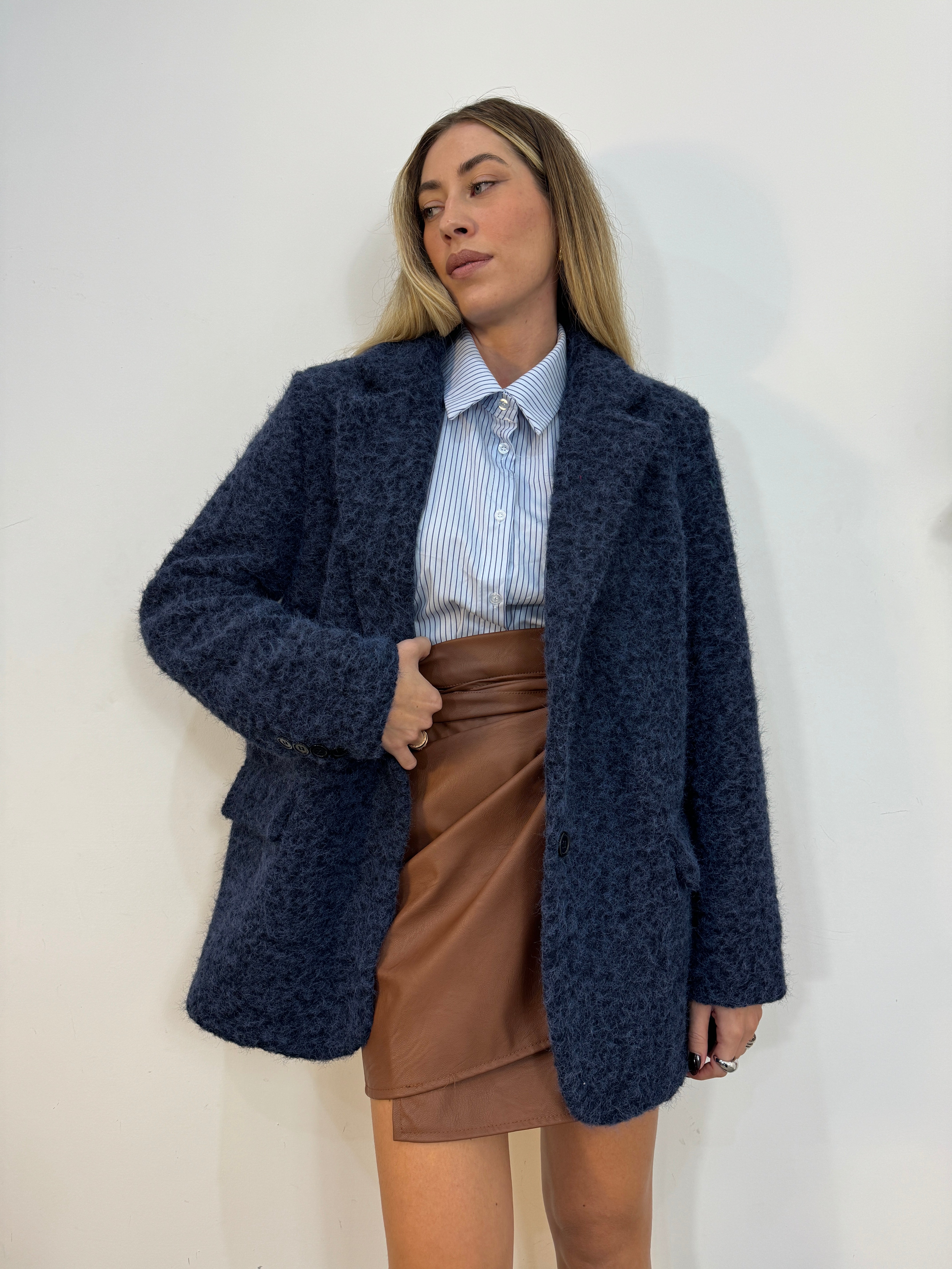 Giacca -Cappotto Blu