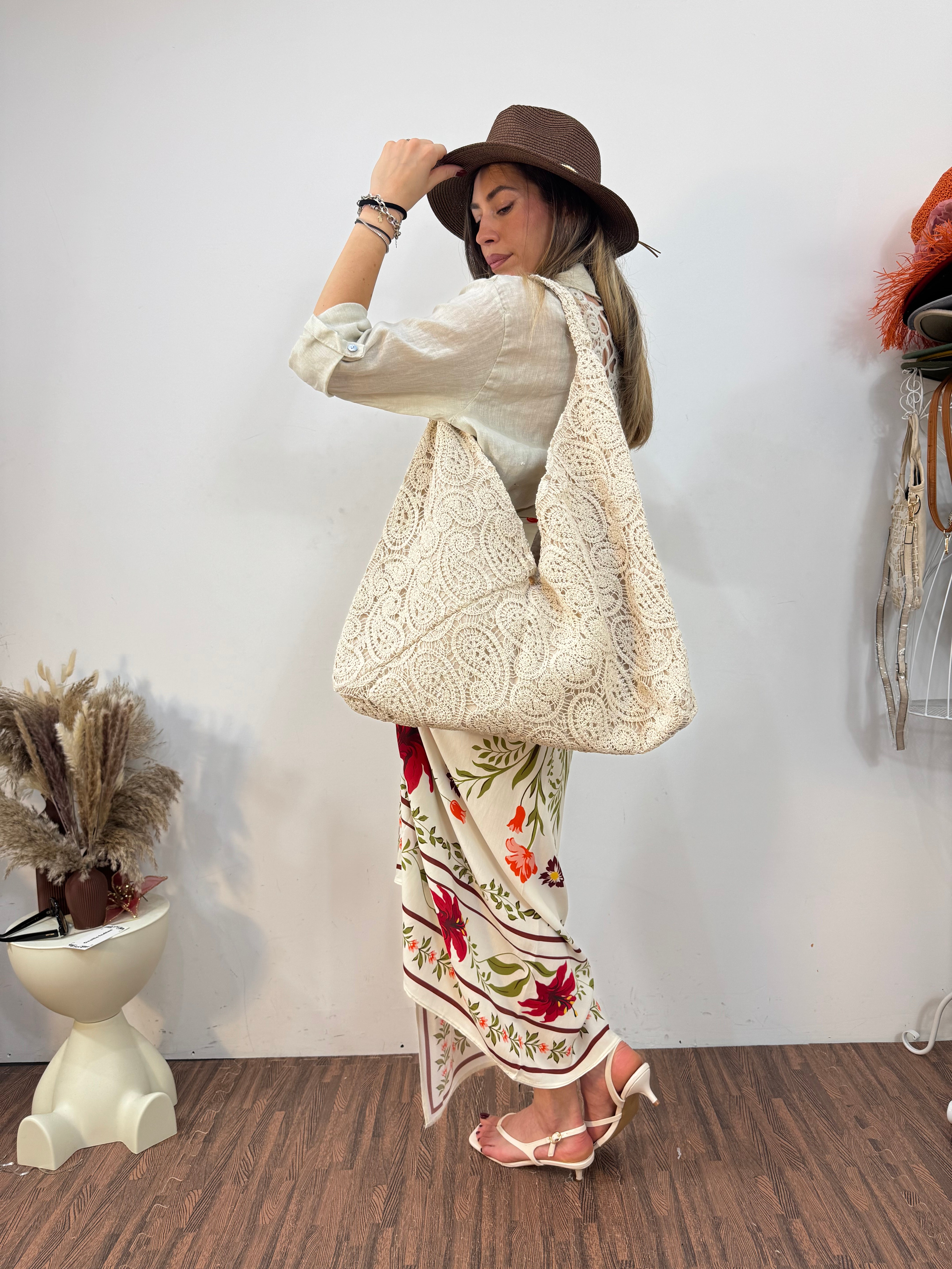 Maxi borsa macrame’