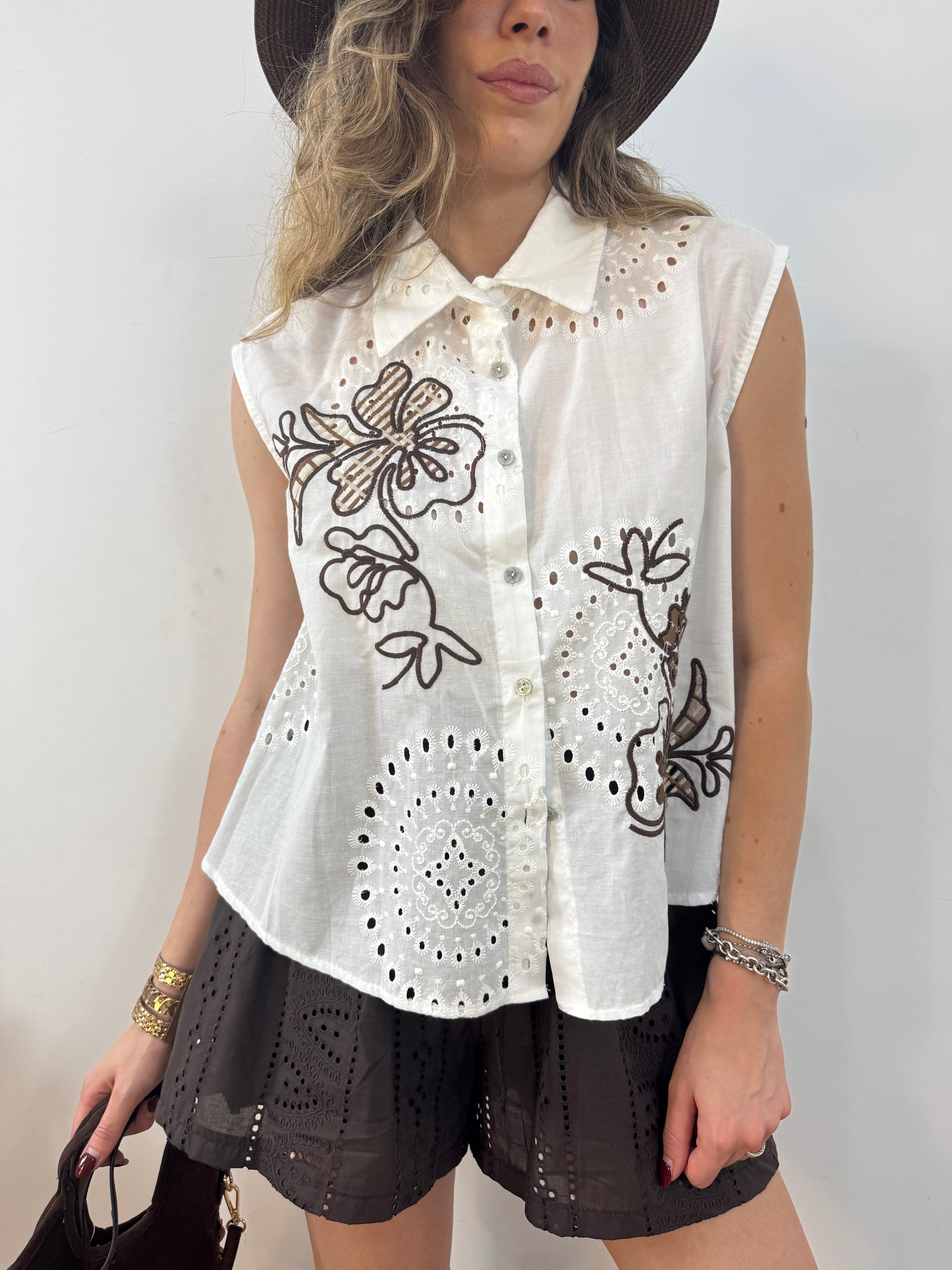 Camicia latte&cioccolato