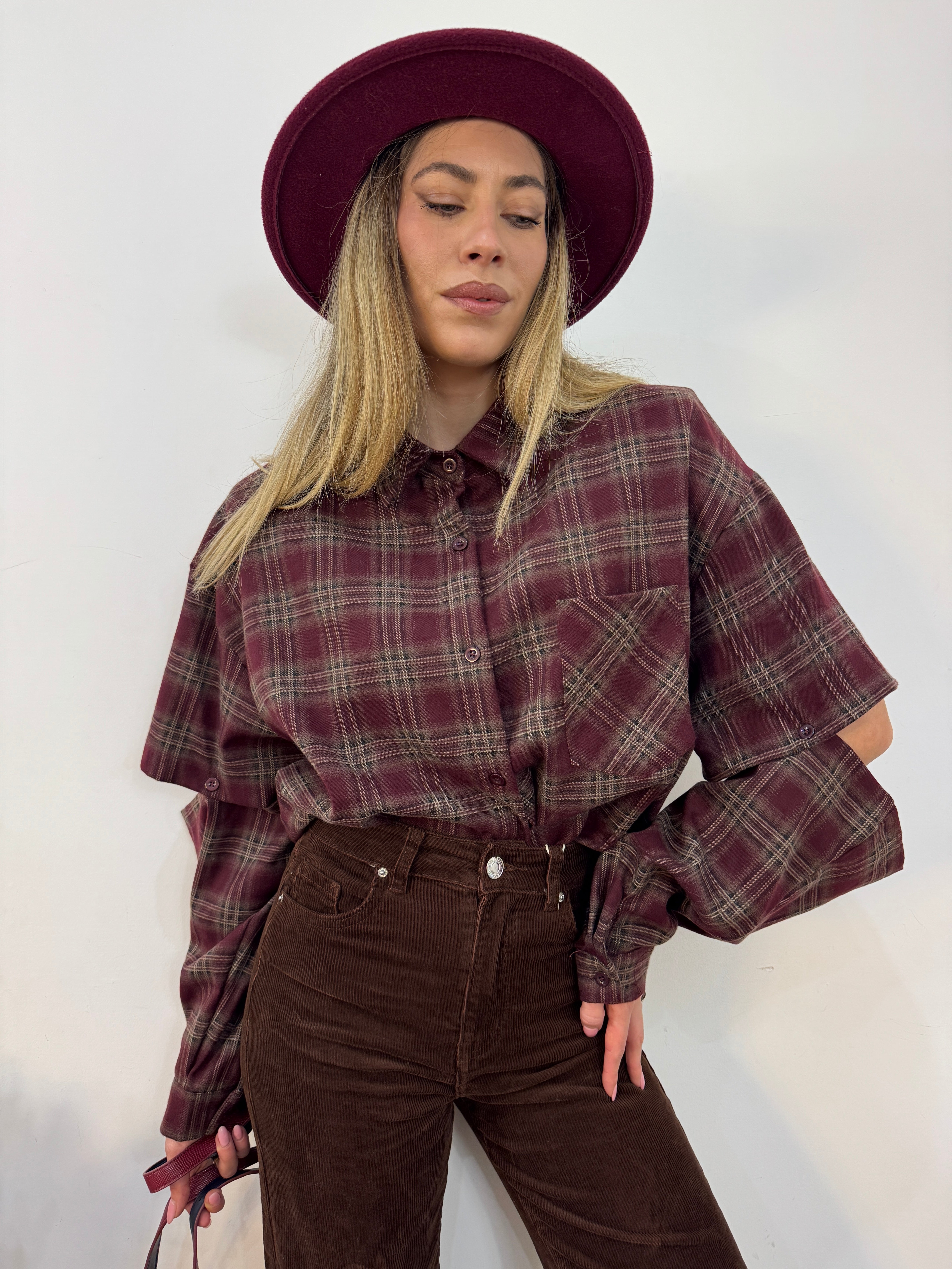 Camicia manica bottoncini