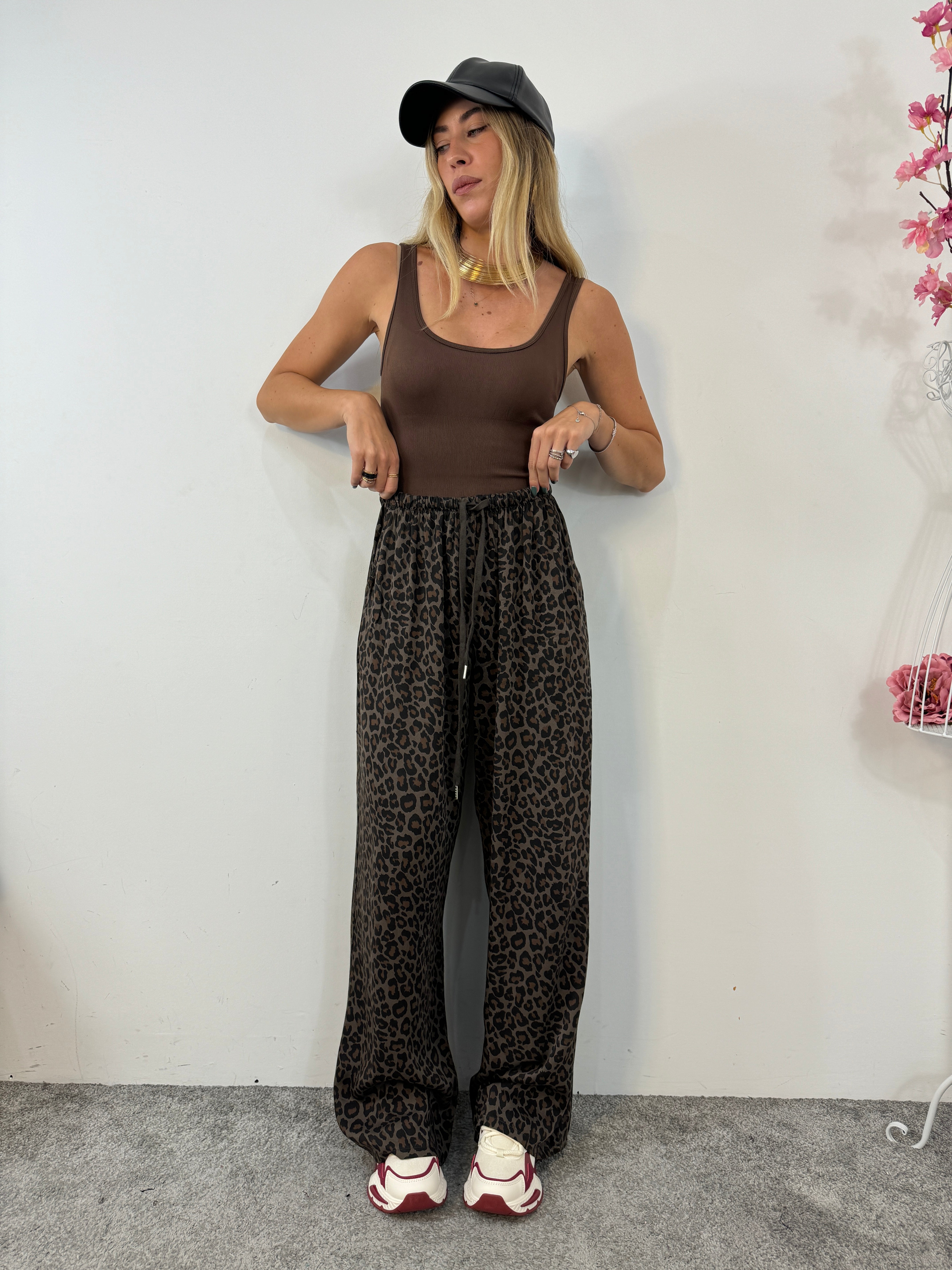 Pantalone glam macula