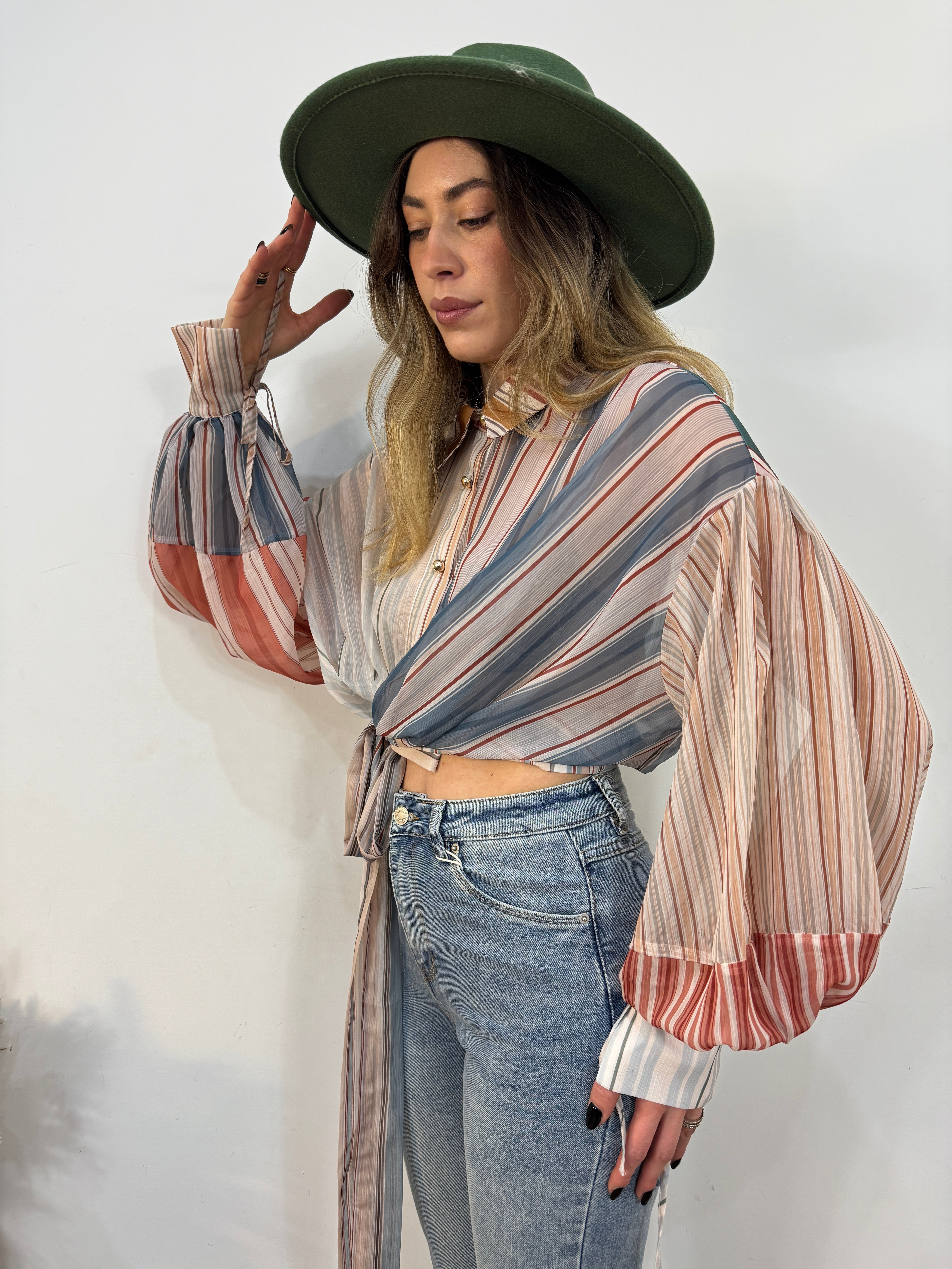 Camicia multirighe