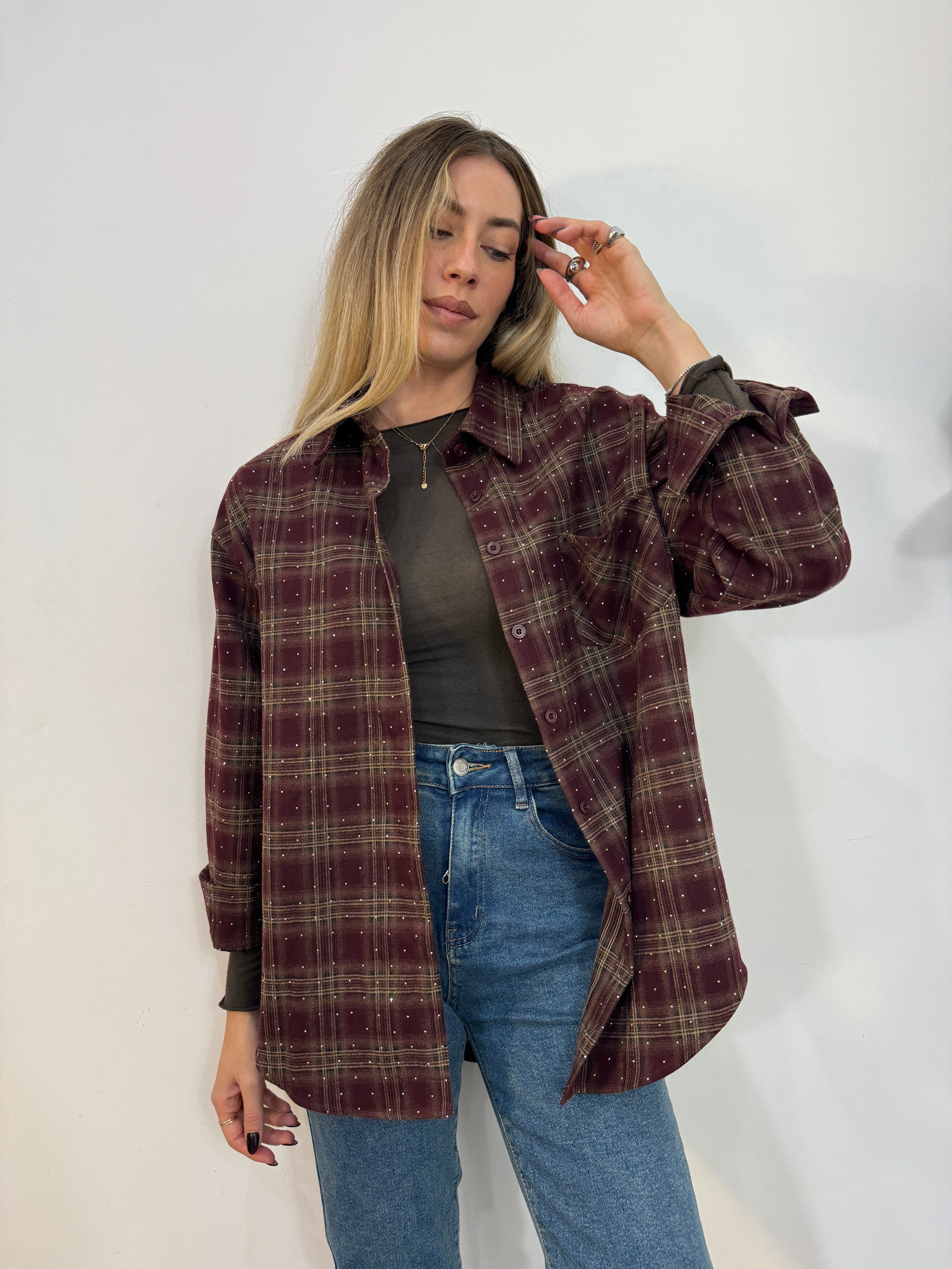 Camicia tartan luce