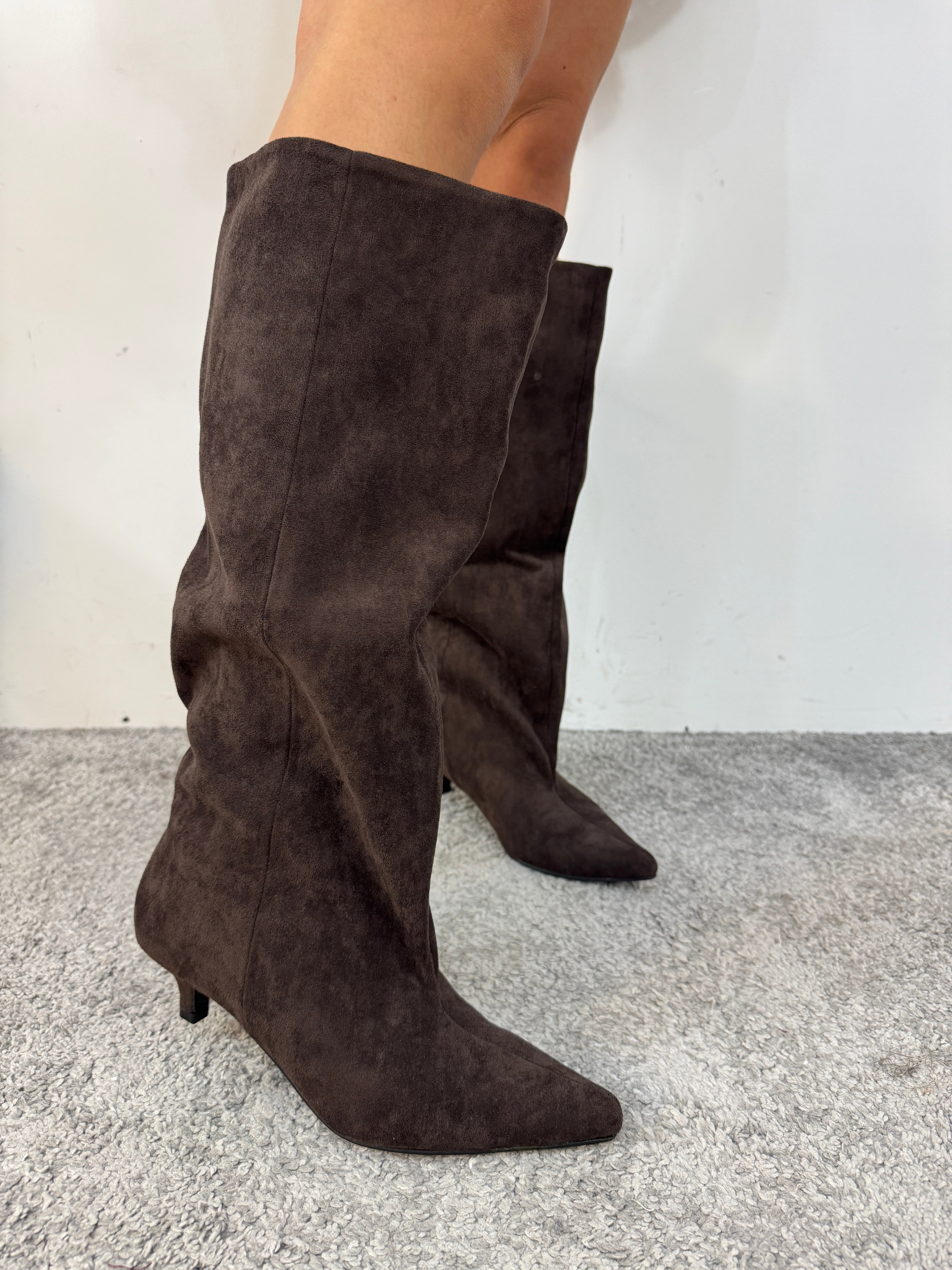Stivale Fluffy brown