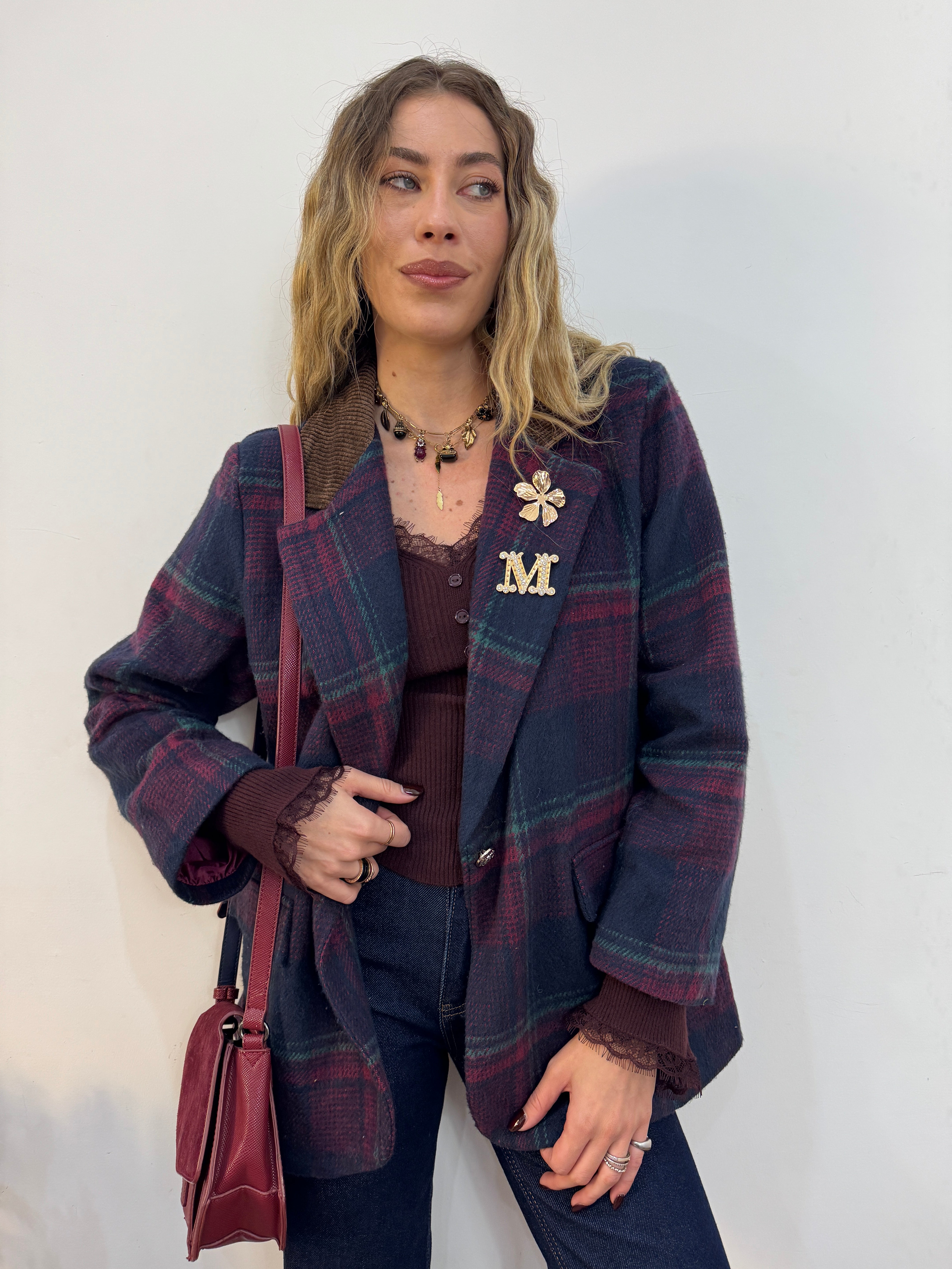 Giacca Gloss Bordeaux