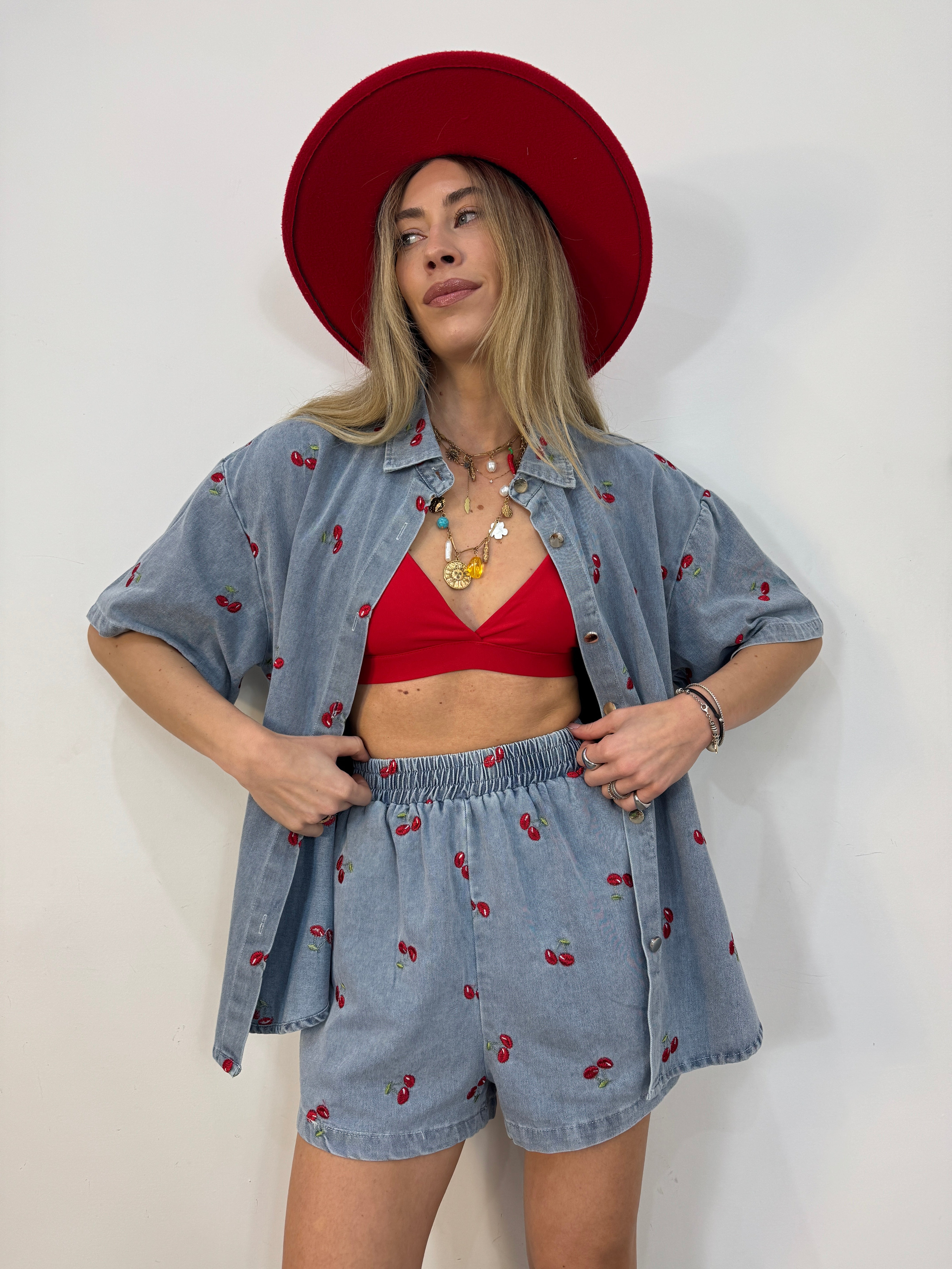 Bralette cherry