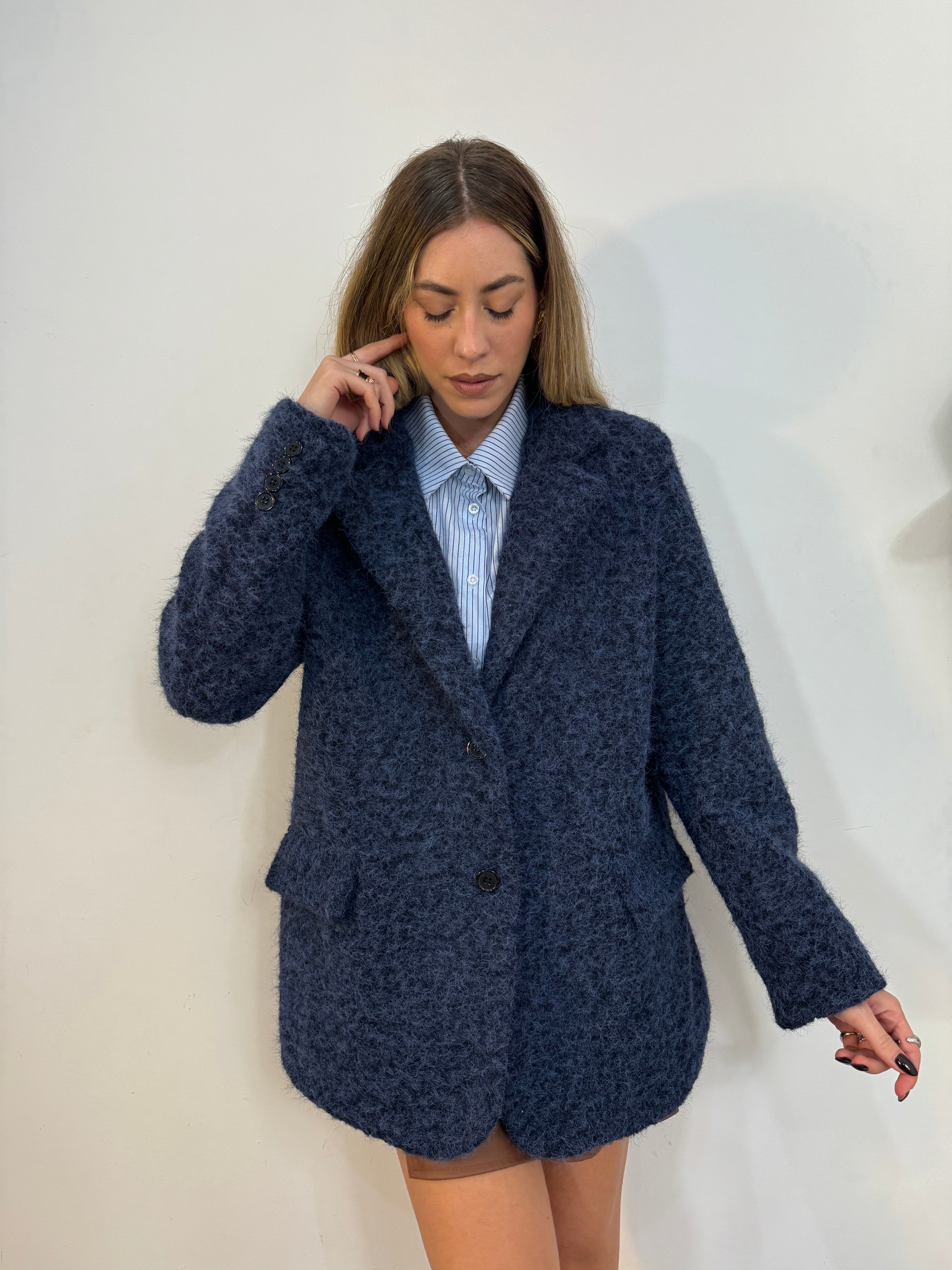 Giacca -Cappotto Blu