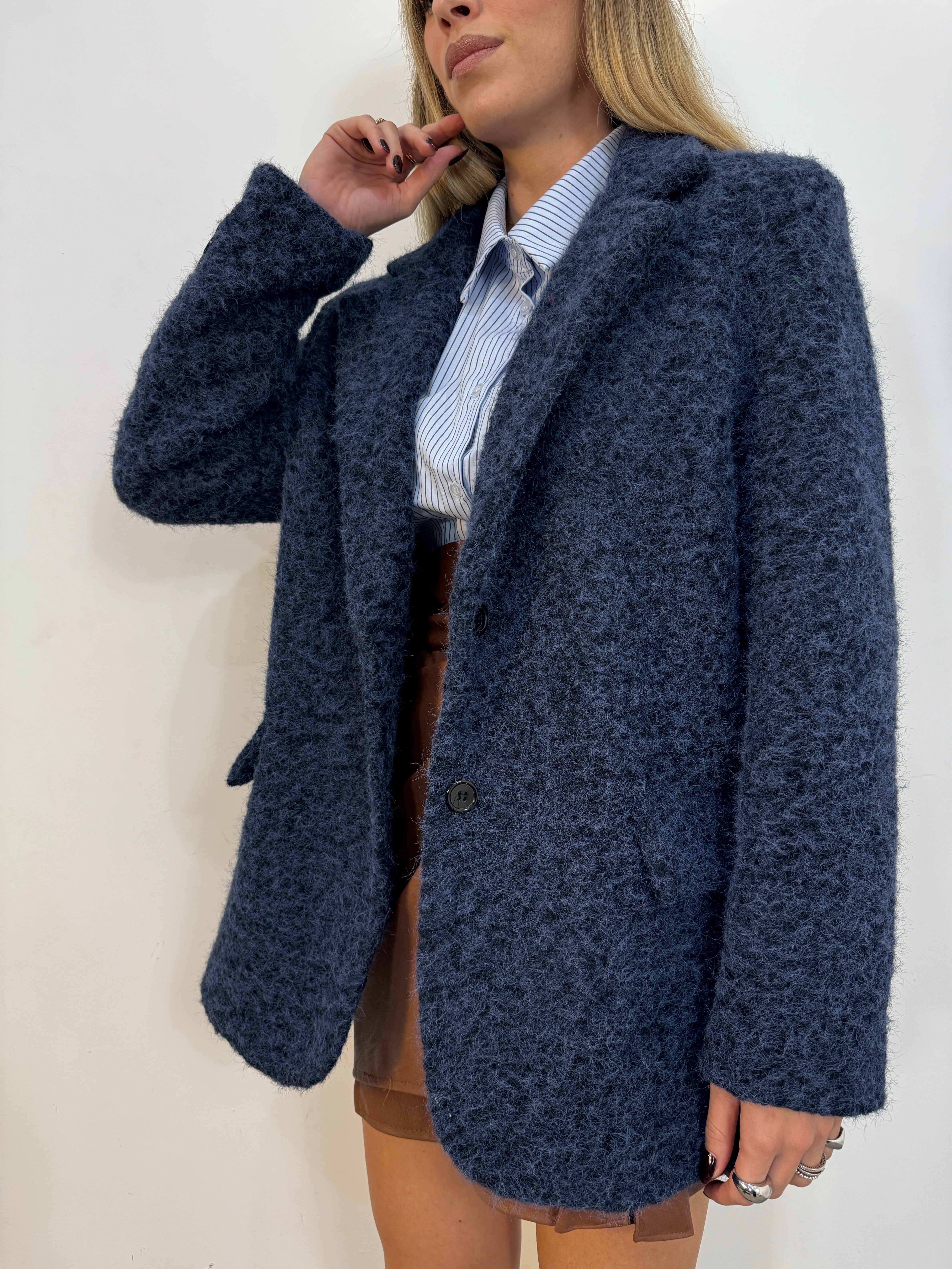 Giacca -Cappotto Blu